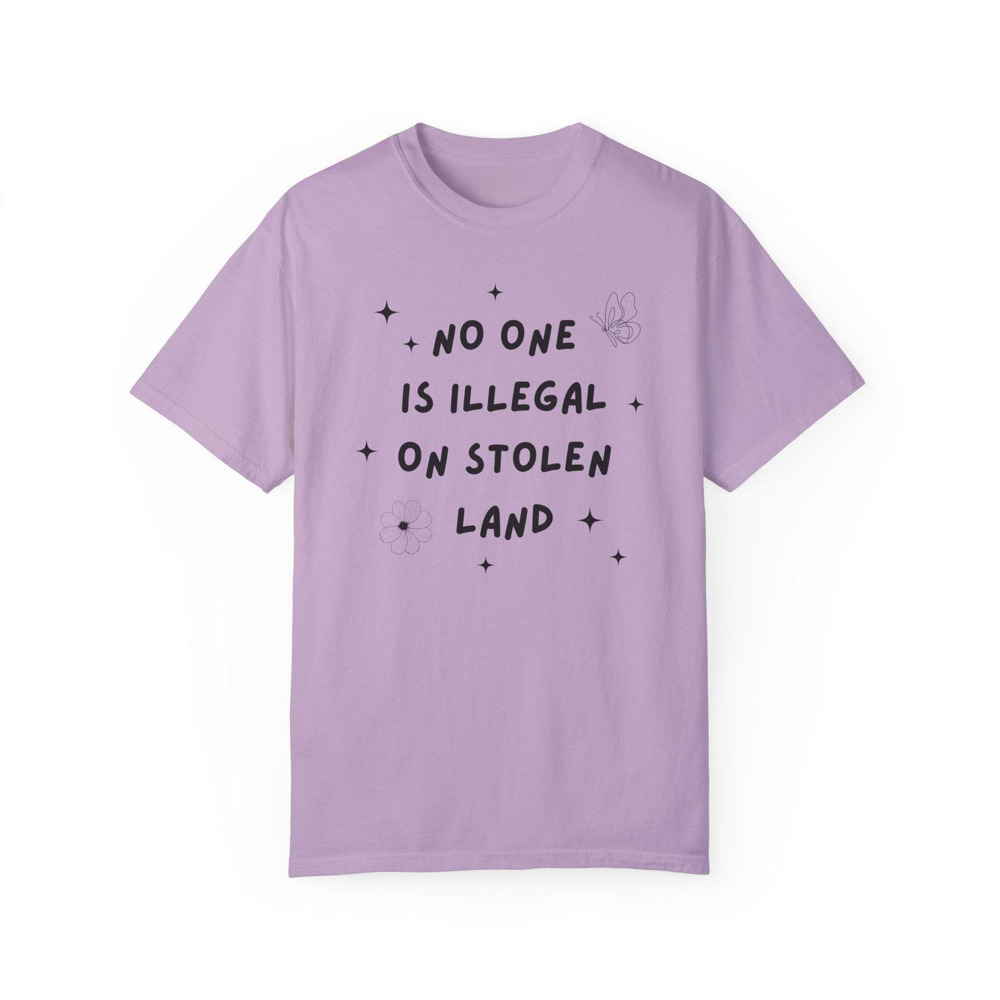 No One is Illegal On Stolen Land T-Shirt, Class War Tee, Eat The Rich, Anti-Capitalism, Anti Racism Shirt, Immigration People over Profit