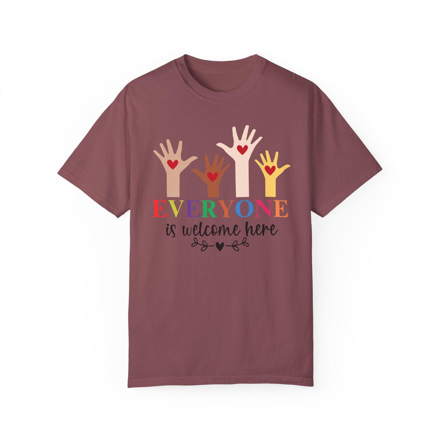 Idaho Teacher Shirt Everyone Is Welcome Here Shirt, Inclusion and Equality T shirt, Protest and Resist Tee, Activism Inclusive LGBTQ+ Pride