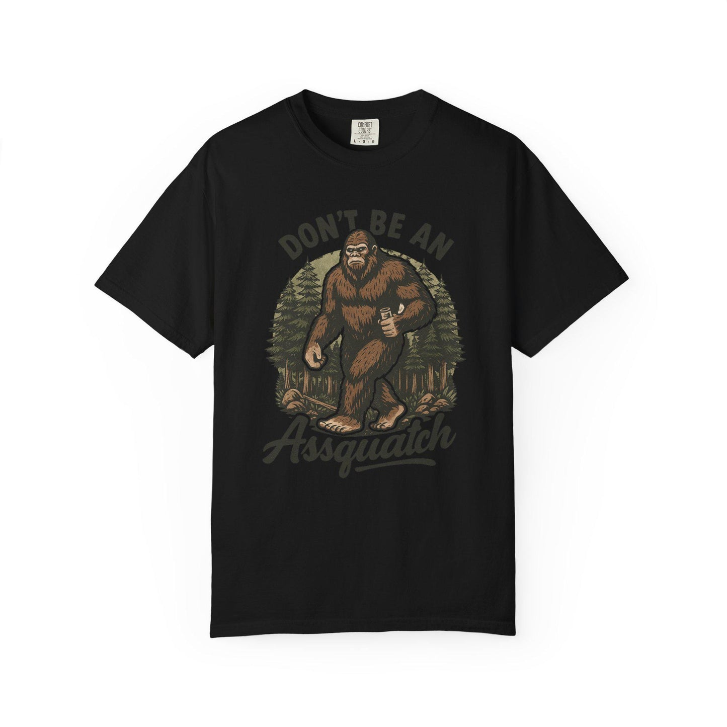 Assquatch Tshirt, Funny Sasquatch Shirt, Big Foot Gag Gift Tee, Hilarious Trendy Meme T-Shirt For Friend