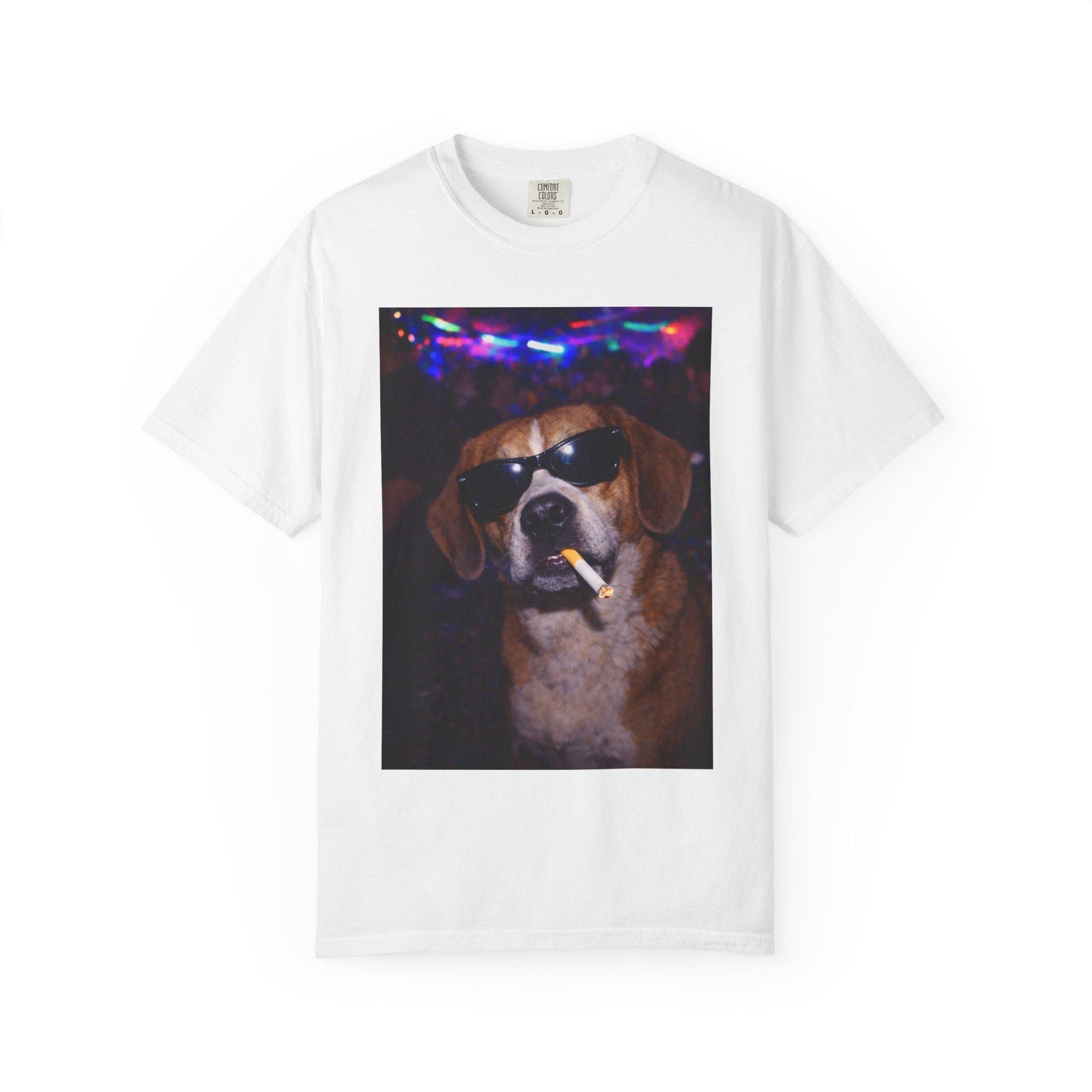 Funny Beagle Shirt, Hilarious Dogs Smoking Night Club T-Shirt, Party Animal Tee Gift, I Got That Dog In Me y2k Tshirt, Rave Attire