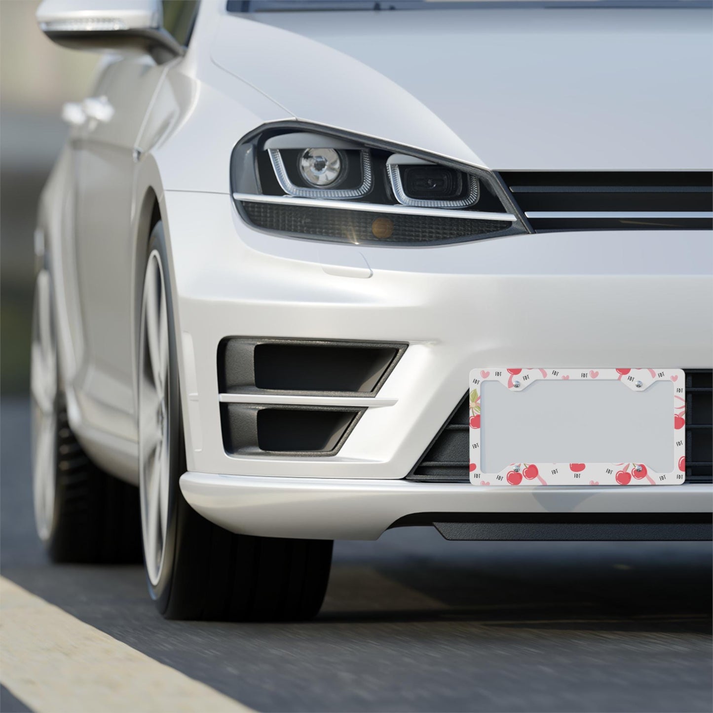 FDT Cherries License Plate Frame, Trump Is A Pedo Car Accessory, Anti-MAGA Liberal Vehicle Accessories, Protest Fascism, Release The Files