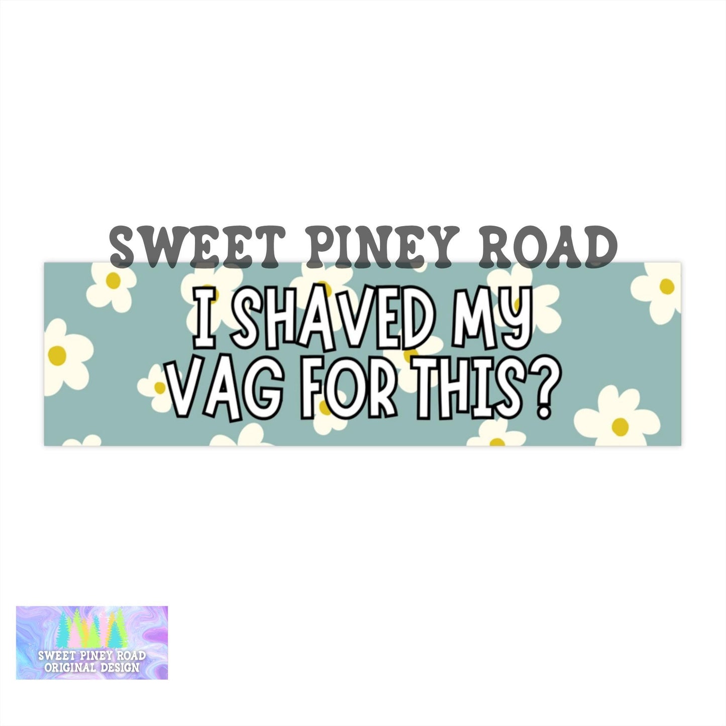 I Shaved My Vag For This Car Magnet, Hilarious Gag Gift For Best Friend Wife, Millennial Humor Idea