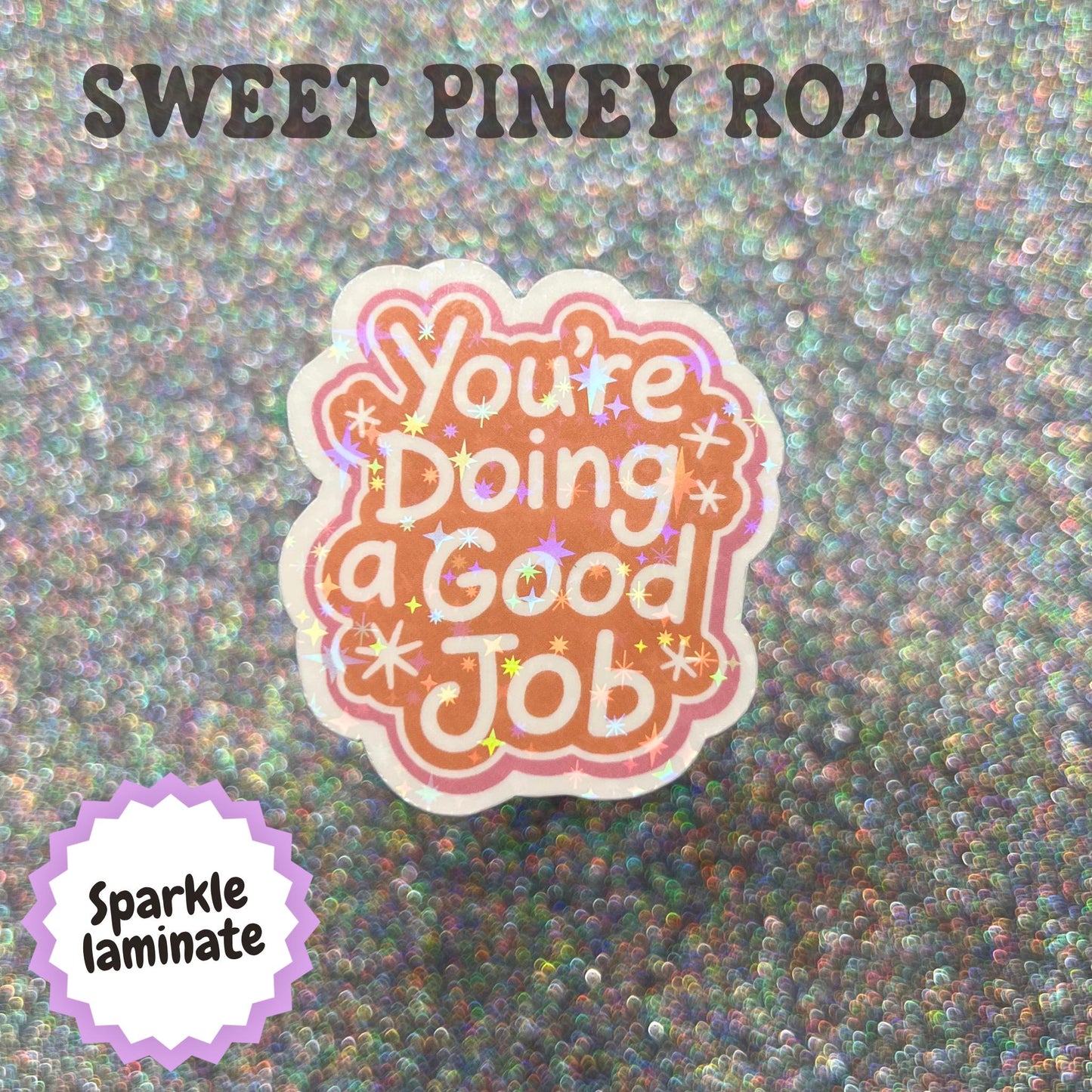 You're Doing A Good Job Sticker, Positive Affirmation Stickers, Encouragement Gift, Mental Health Reminder, Cute Motivational Self Care Gift