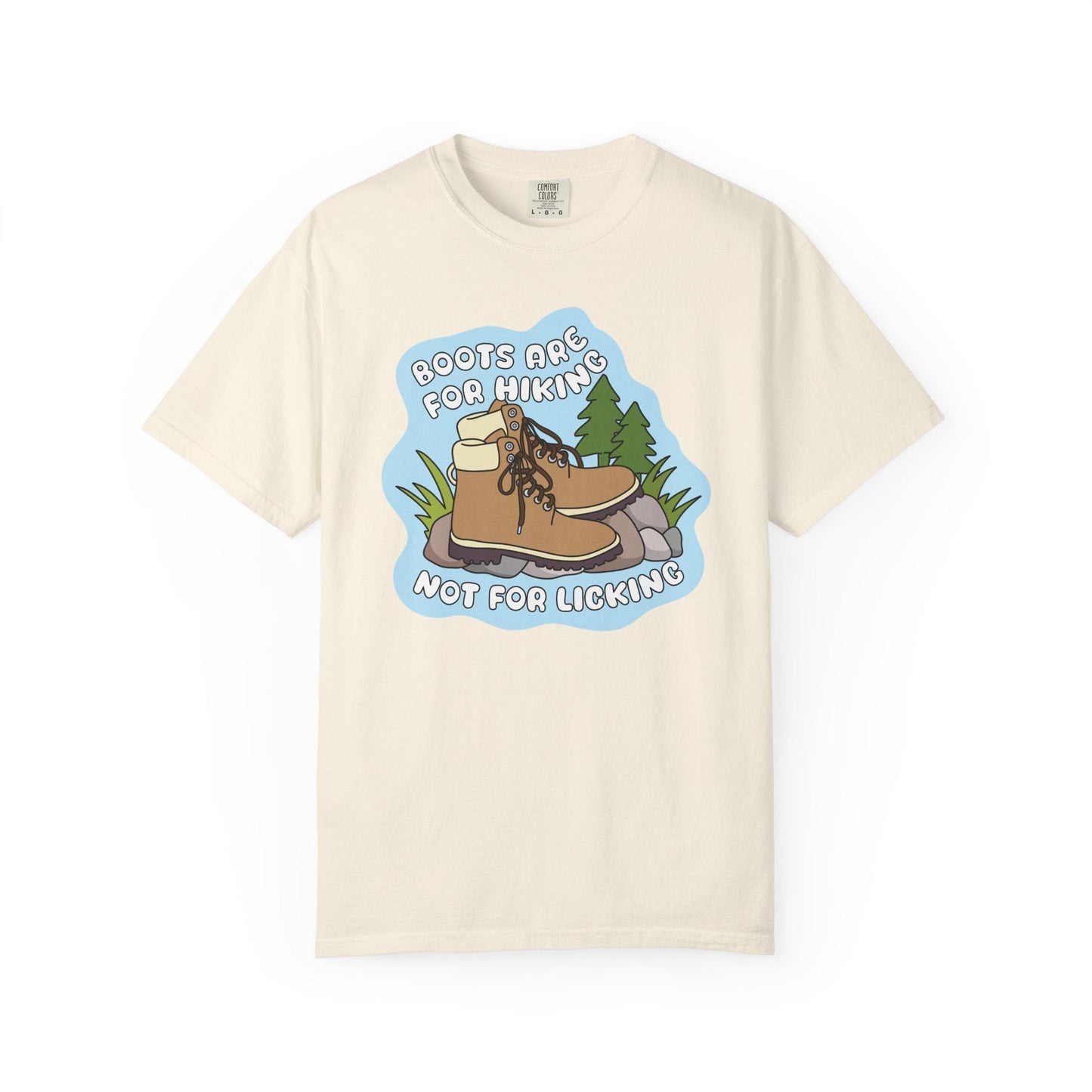 Boots Are For Hiking Not For Licking Shirt, Funny Anti Trump Tee, FDT Political Humor Hiking T-Shirt, Smash The Patriarchy