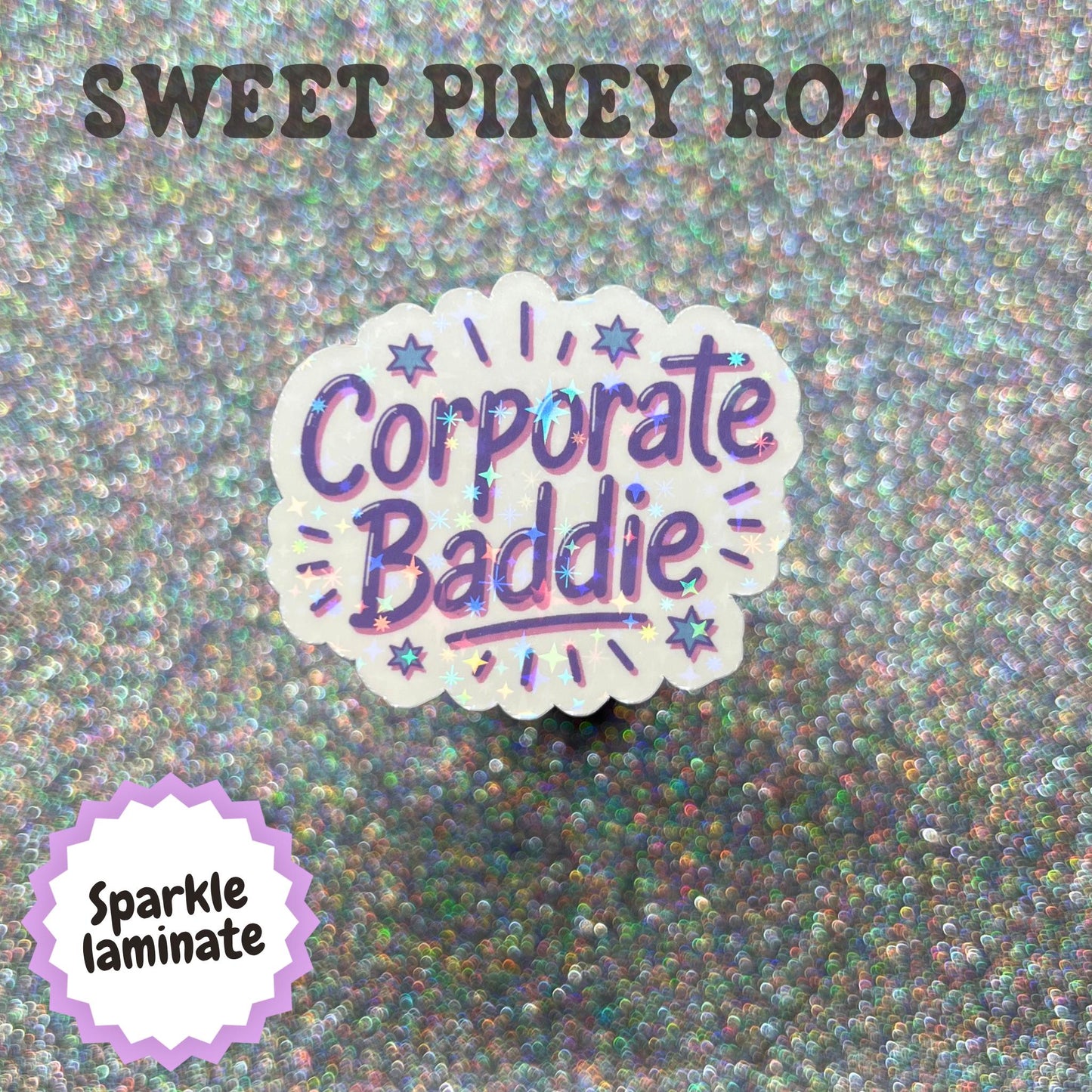 Corporate Baddie Sticker, Office Worker Humor, Career Girl Stickers, Work Bestie Gift, Corporate Humor, Coworker Gift