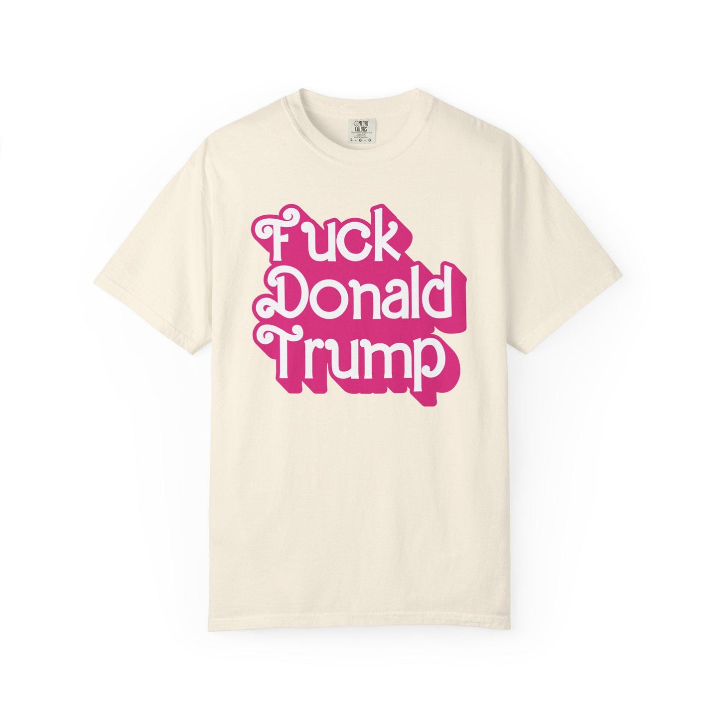 F*ck Donald Trump Shirt, Funny Anti Trump Political Humor Tee, FDT Anti MAGA Graphic T-Shirt, Girly Y2k Aesthetic