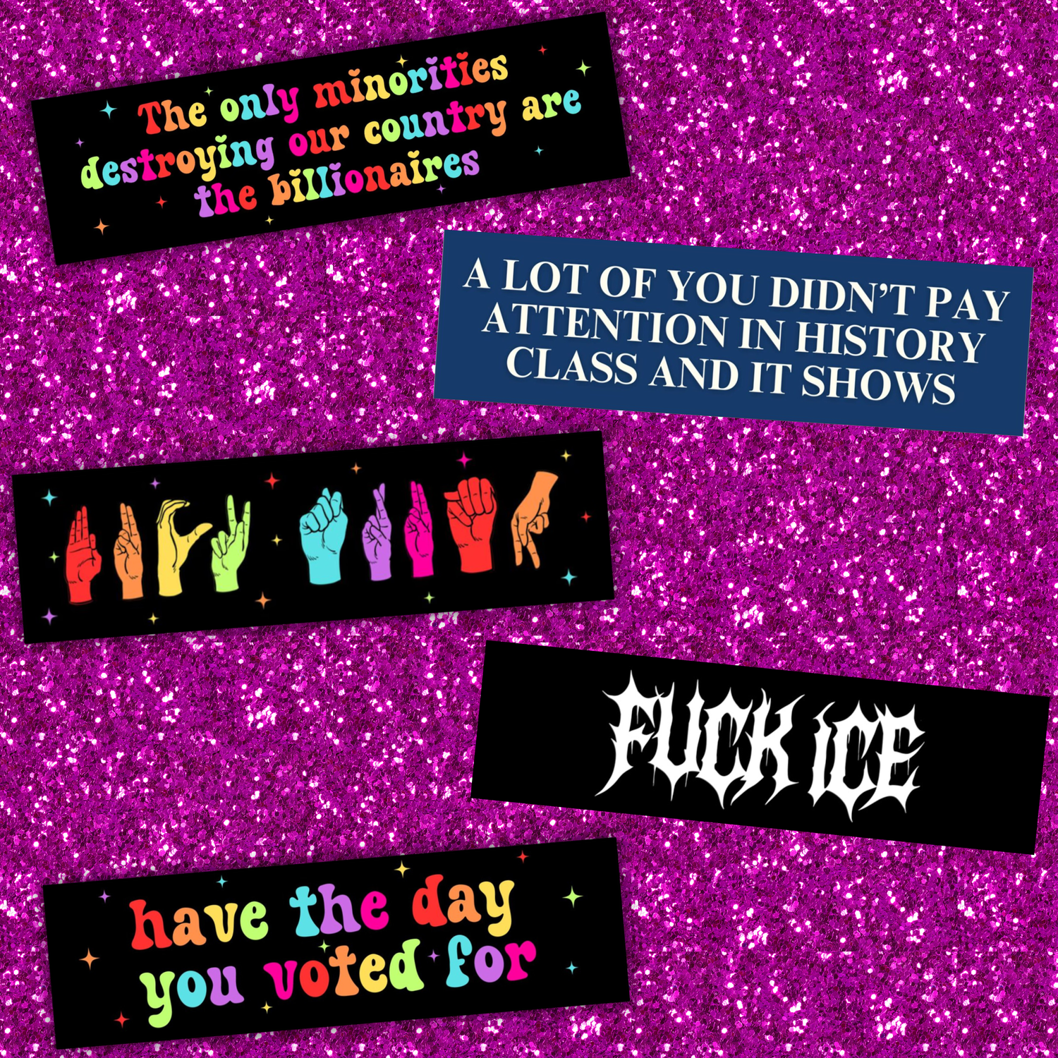 Political Car Magnet & Bumper Sticker