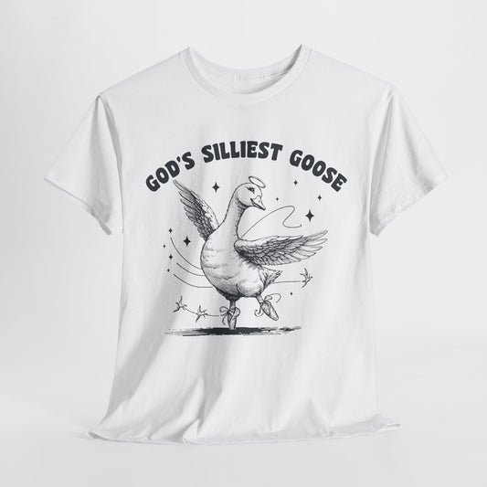 Gods Silliest Goose T-Shirt Ballerina Goose Tshirt God T Shirt Duck T-Shirt Animal Tee Silly Goose Tee Friend Gift Farm Animal Lover