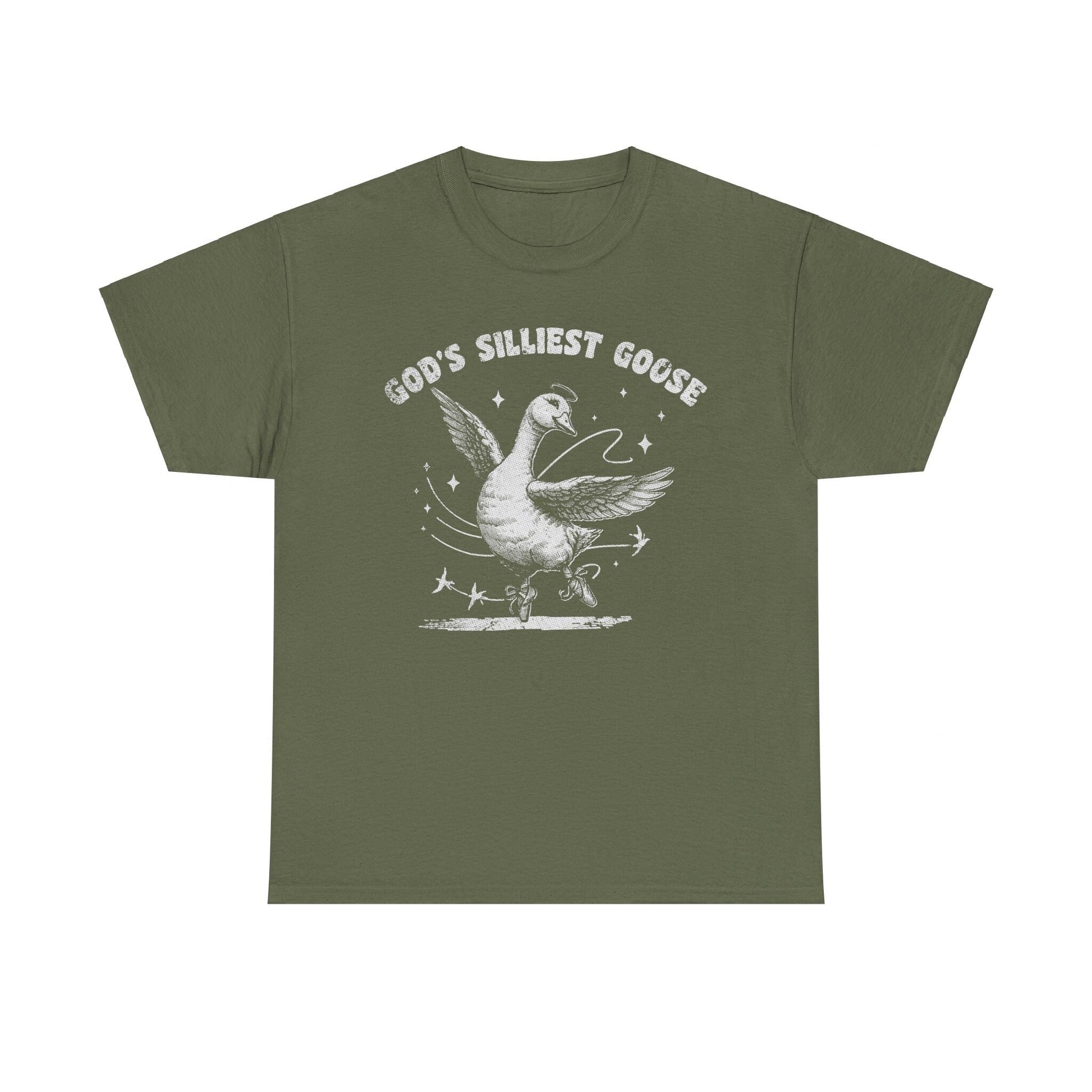 Gods Silliest Goose T-Shirt Ballerina Goose Tshirt God T Shirt Duck T-Shirt Animal Tee Silly Goose Tee Friend Gift Farm Animal Lover