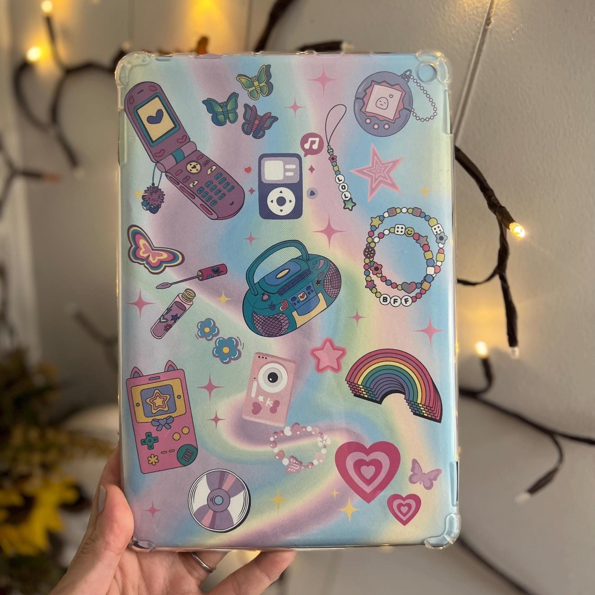 Kindle Insert for Clear Case | 2000s Nostalgia Y2K | PRINTABLE | Retro Girly Vibes | Paperwhite, Basic, Scribe, Oasis Cover Art