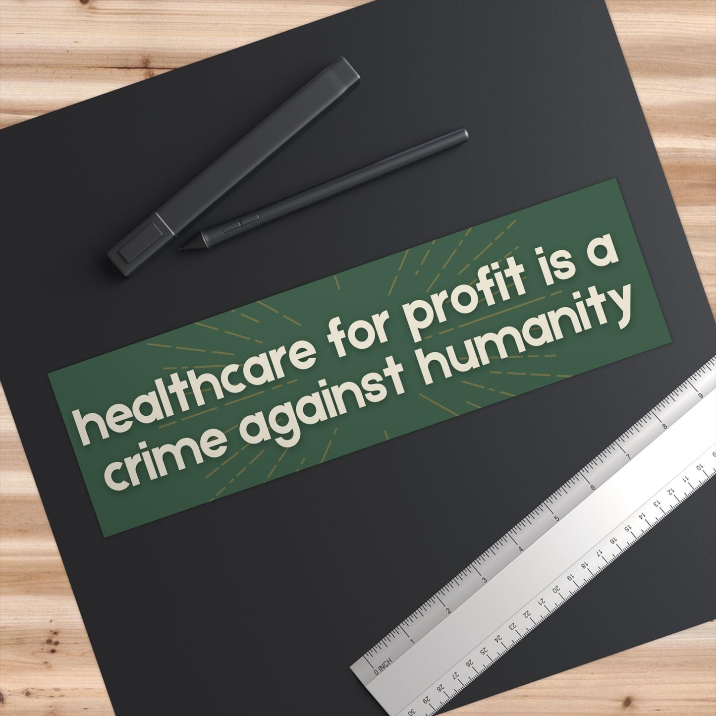 Healthcare Is A Human Right, Universal Healthcare, Eat The Rich, Tax The Rich, Medicare For All, Bumper Sticker, Car Magnet Decal