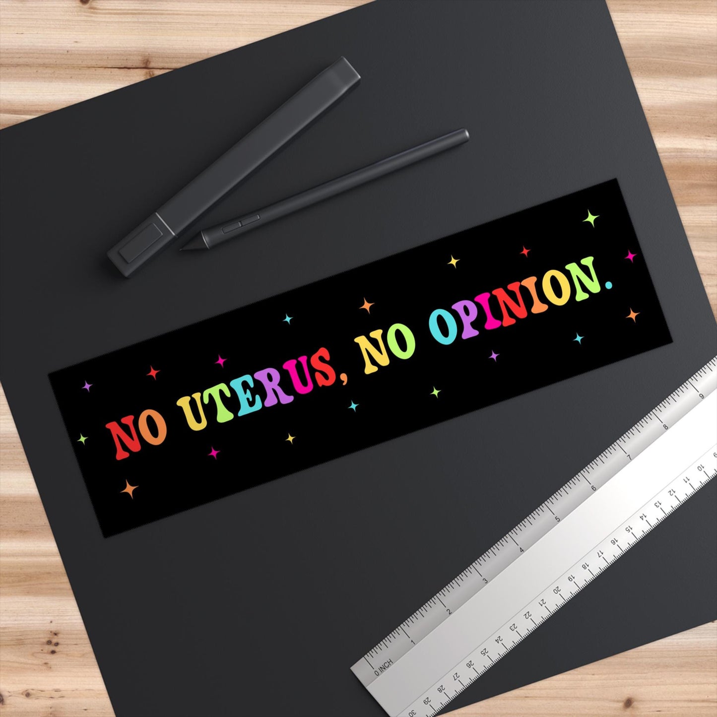 No Uterus No Opinion Car Magnet or Bumper Sticker Womens Rights Pro Choice F The Patriarchy My Body My Choice My Body Your Funeral Decal