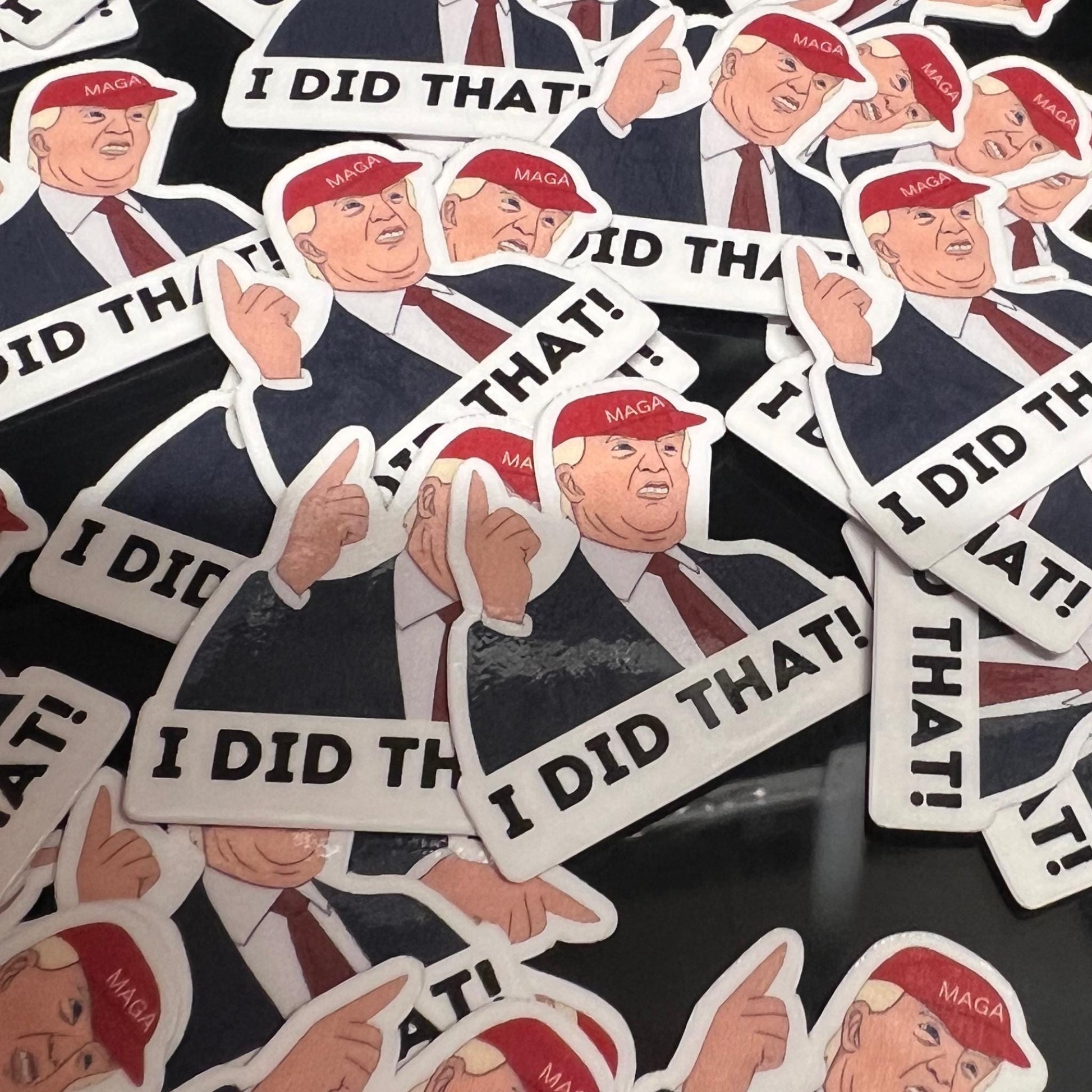 I Did That Trump Sticker Pack, Anti Trump Stickers, Meme Anti Fascist Anti Racist Rally Protest Handouts