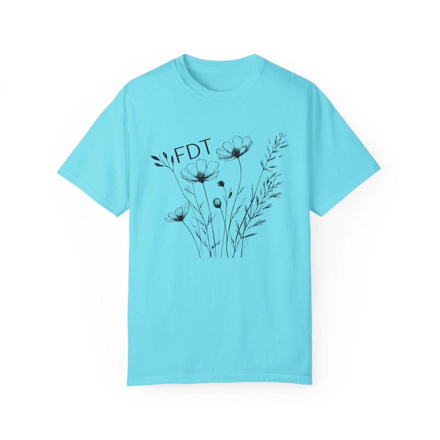 Subtle FDT Shirt, Floral Fuck Donald Trump Tshirt, Subtle Anti Trump Shirt, Anti MAGA Shirt Universal Fit, Feminine Political Resistance Tee
