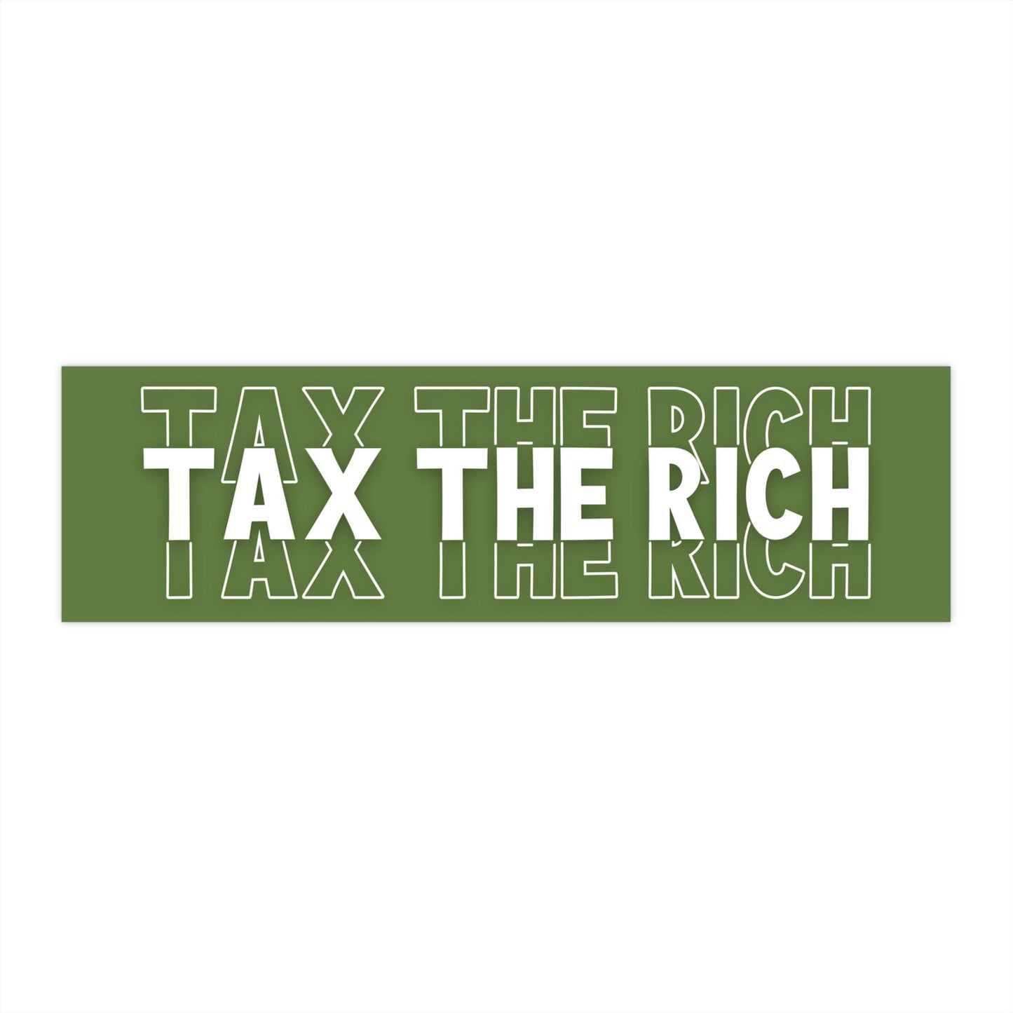 Tax The Rich Car Magnet or Bumper Sticker, Political Statements, Anti-MAGA, Anti Elon Billionaire, Left Wing Activist, Eat The Rich Leftist