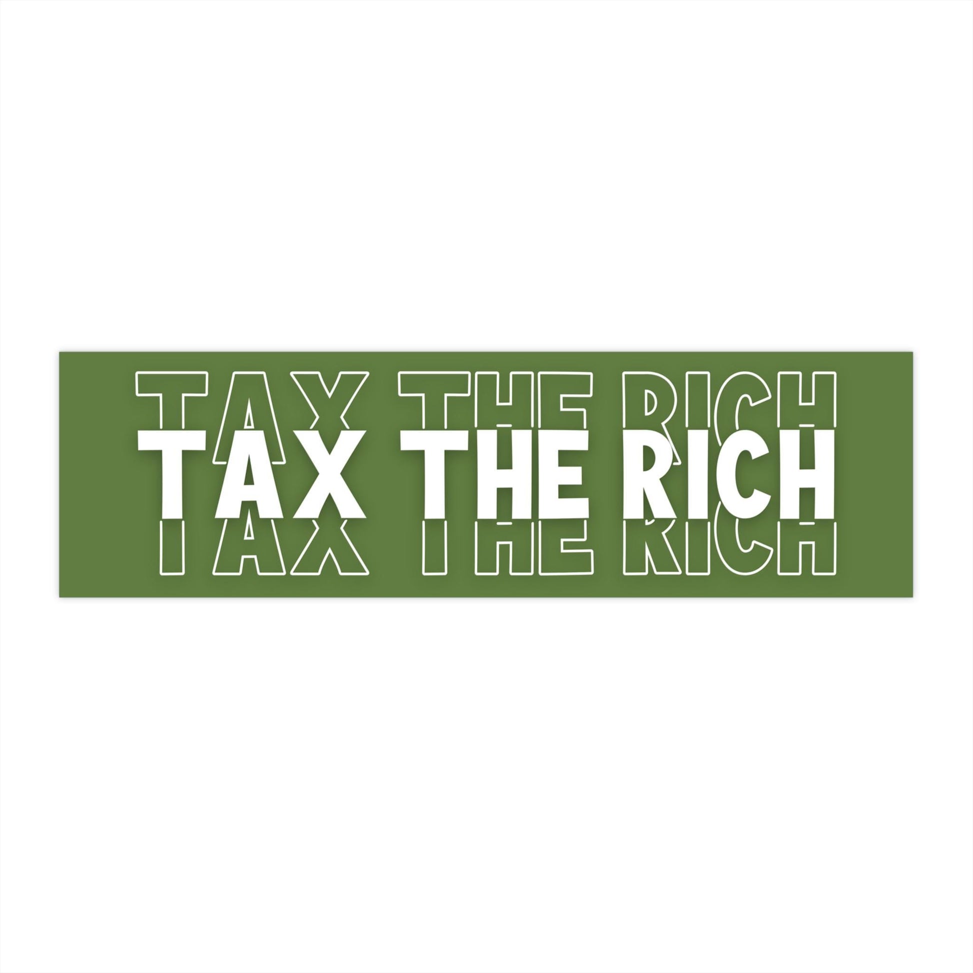 Tax The Rich Car Magnet or Bumper Sticker, Political Statements, Anti-MAGA, Anti Elon Billionaire, Left Wing Activist, Eat The Rich Leftist