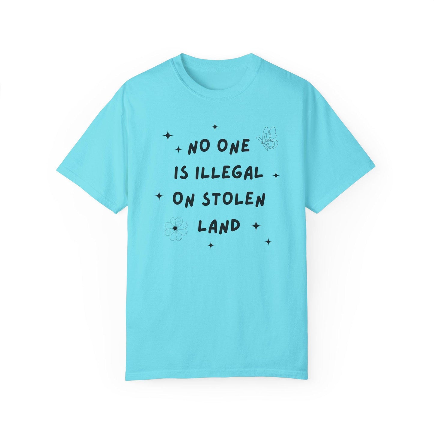 No One is Illegal On Stolen Land T-Shirt, Class War Tee, Eat The Rich, Anti-Capitalism, Anti Racism Shirt, Immigration People over Profit