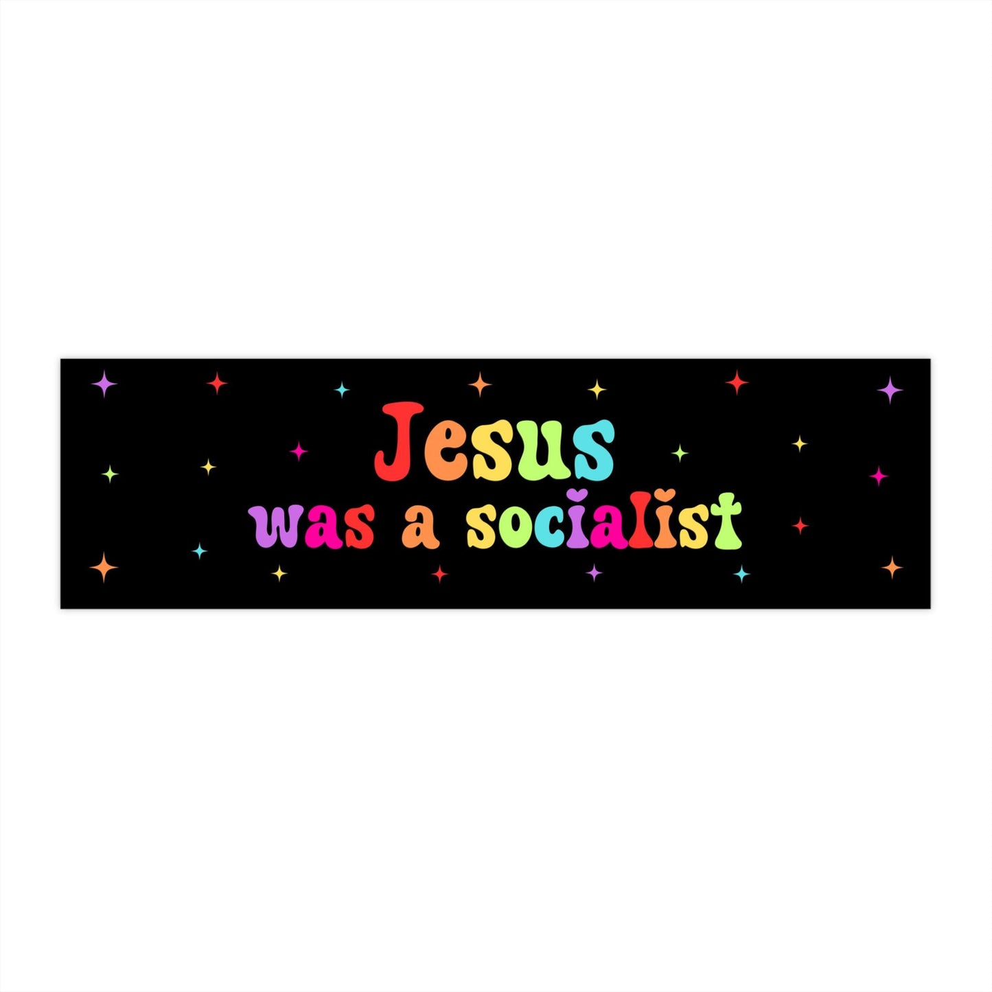 Jesus Was a Socialist Car Magnet or Bumper Sticker, Christian Left Wing, Anti-GOP Vinyl Decal, Progressive Political, Leftist Protest Vinyl