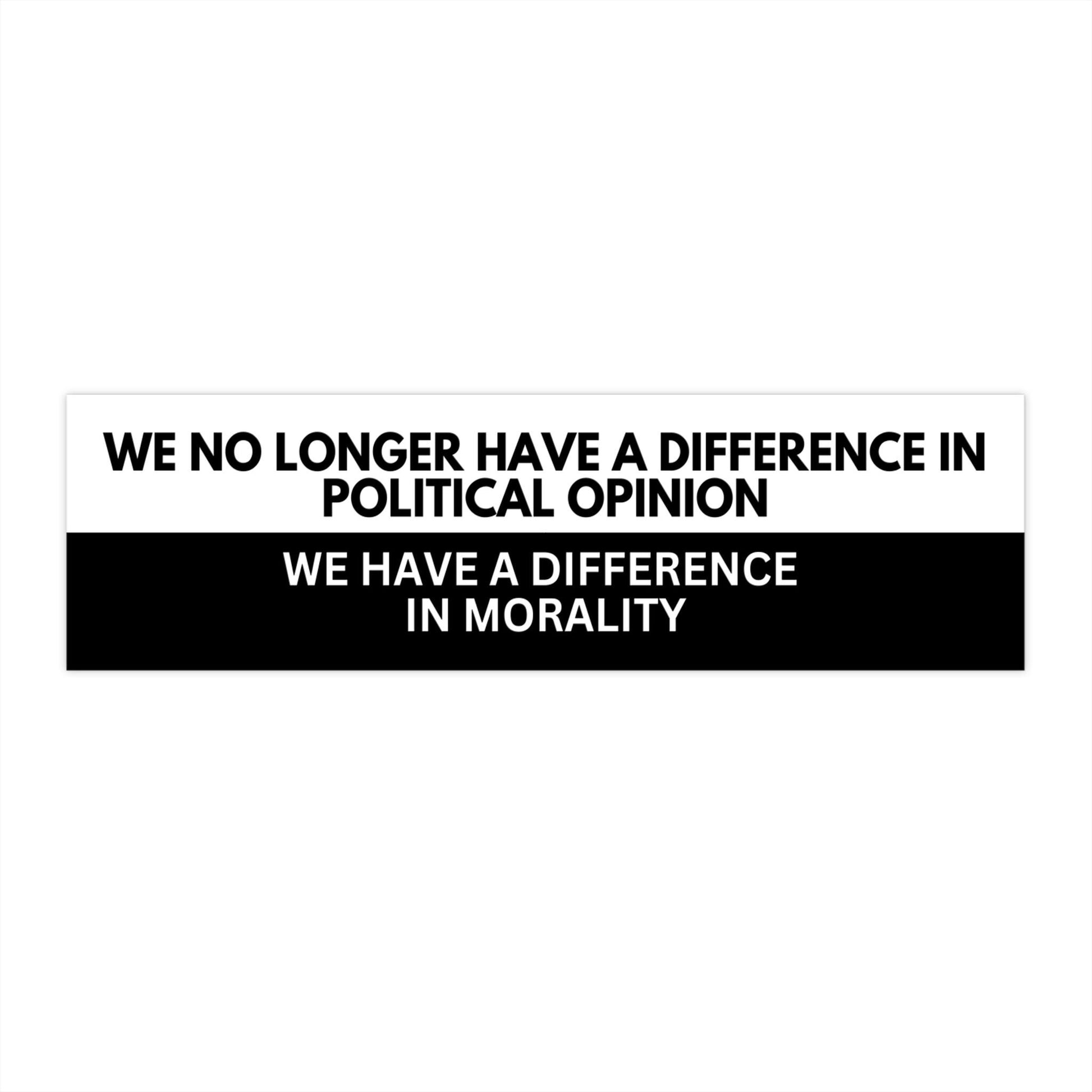 Political Opinion Car Magnet or Bumper Sticker, Human Rights Decal, Democratic Social Justice, Womans Rights, Fuck Trump, Anti-Fascist MAGA