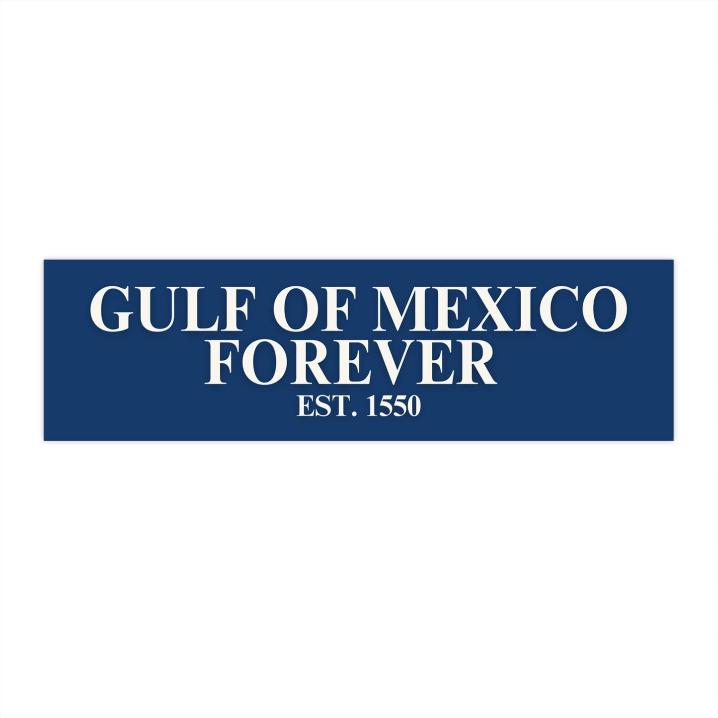 Gulf of Mexico Car Magnet or Bumper Sticker, Gulf Coast Decal, Texas Alabama Mississippi Florida Beach Gift for Mexico Lover Gulf Of America