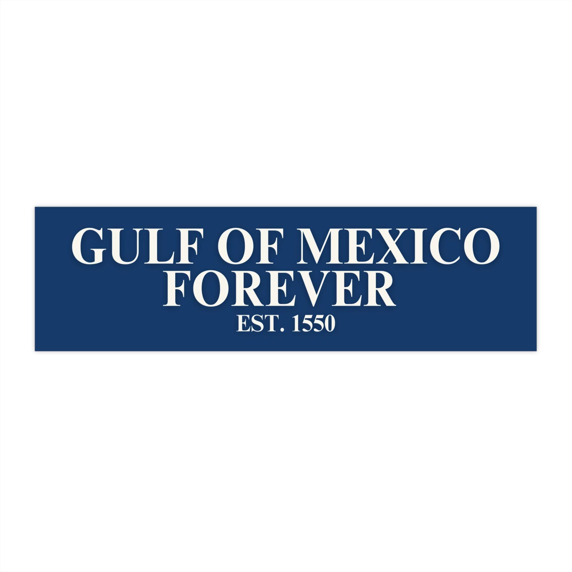 Gulf of Mexico Car Magnet or Bumper Sticker, Gulf Coast Decal, Texas Alabama Mississippi Florida Beach Gift for Mexico Lover Gulf Of America