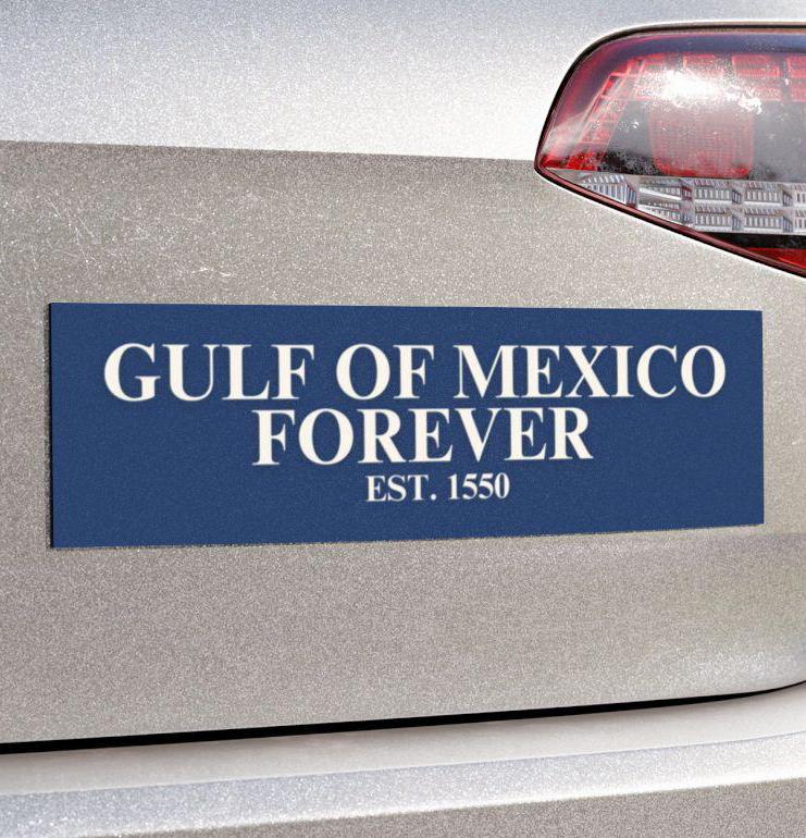 Gulf of Mexico Car Magnet or Bumper Sticker, Gulf Coast Decal, Texas Alabama Mississippi Florida Beach Gift for Mexico Lover Gulf Of America