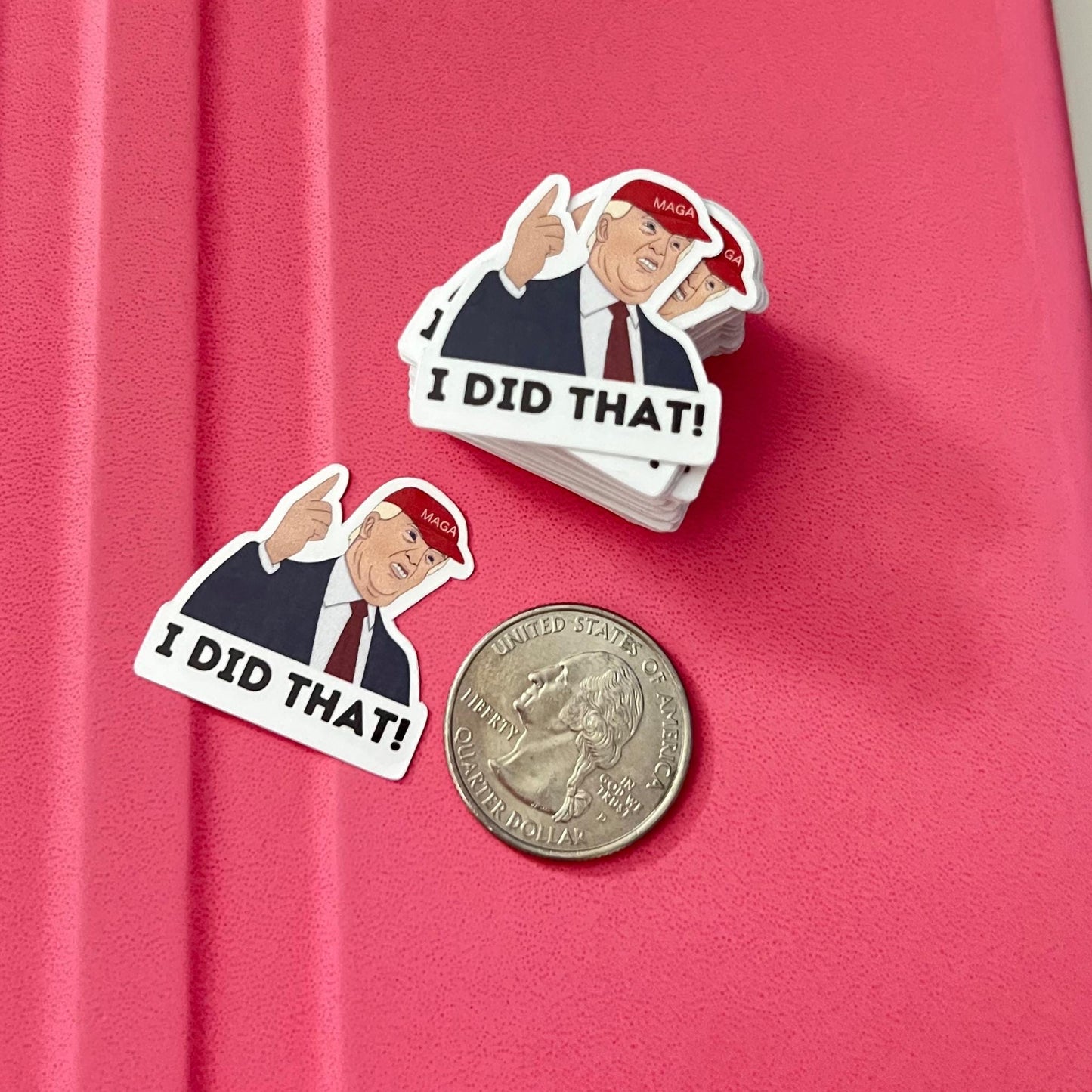 50 pc I Did That Trump Sticker Pack, Anti Trump Stickers, FDT, Fuck Trump, My Tariffs Did That Meme Sticker, Anti Fascist Anti Racist Decal