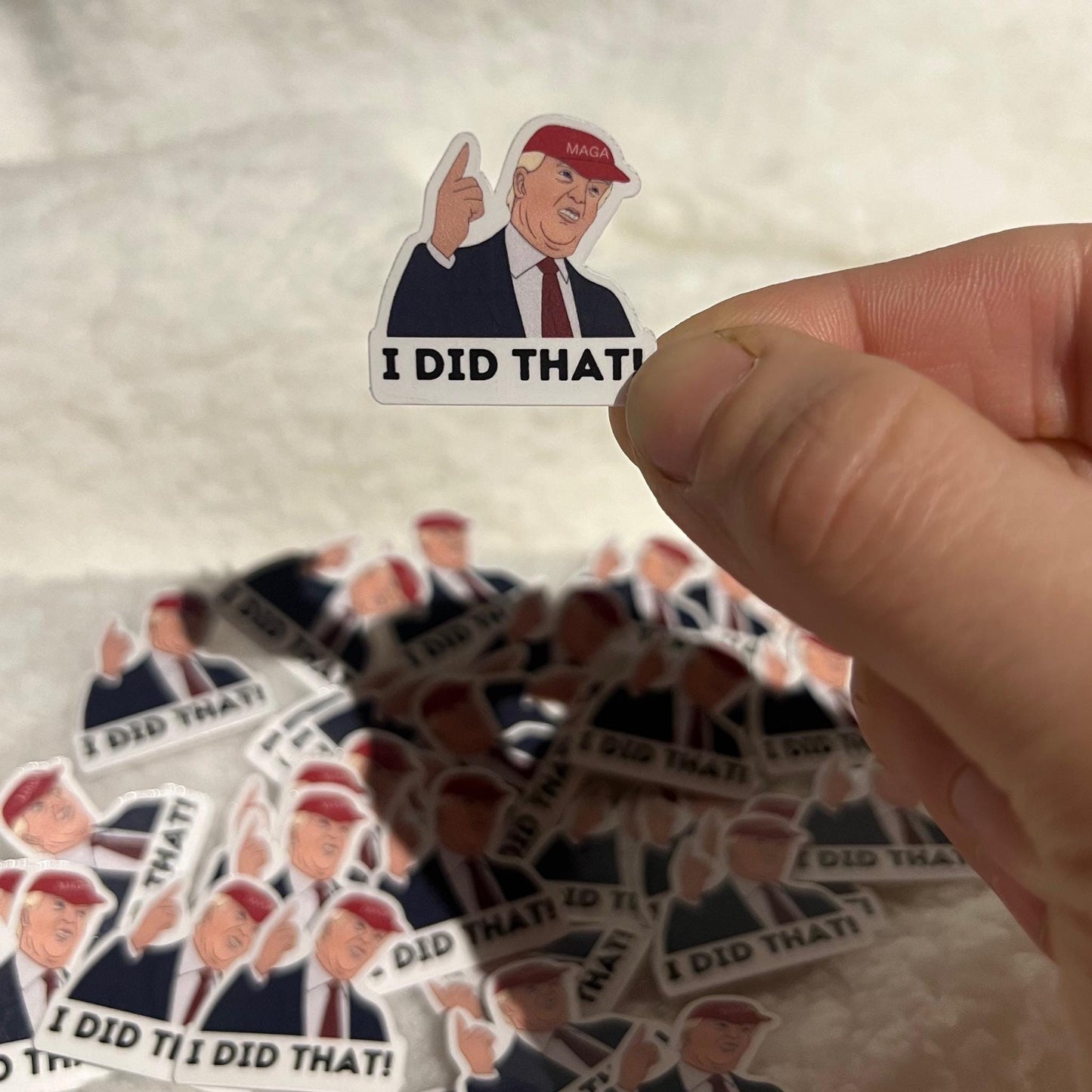 I Did That Trump Sticker Pack, Anti Trump Stickers, Meme Anti Fascist Anti Racist Rally Protest Handouts