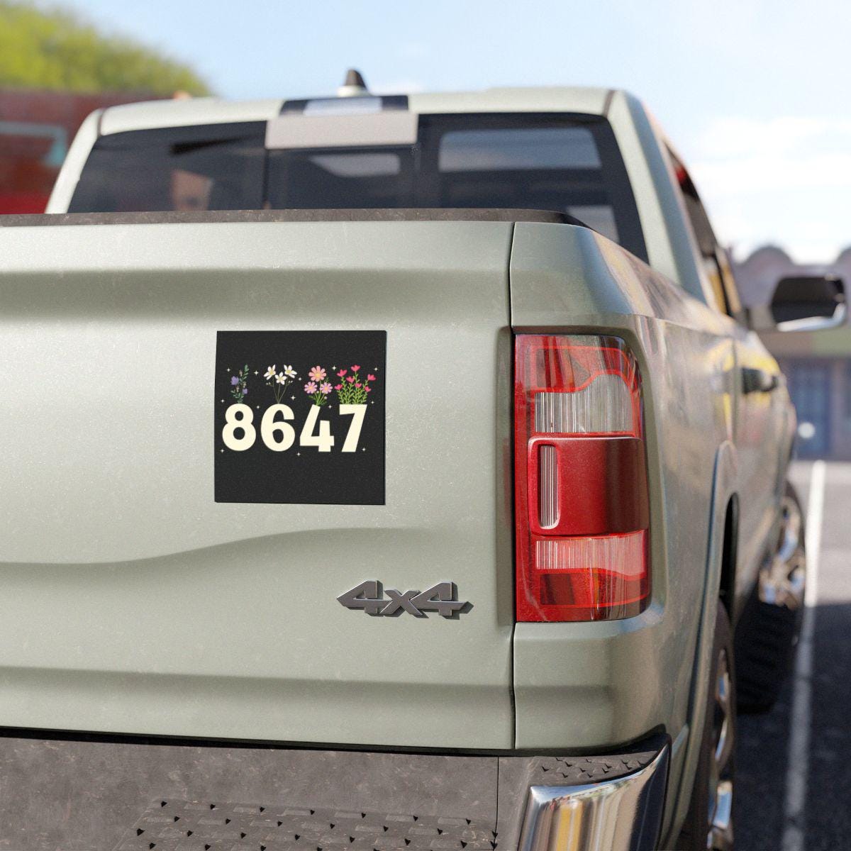 8647 Car Magnet, Not My President Liberal, Anti Trump Feminist Car Magnet, Subtle Fuck Trump Decal, Anti Fascism Political Protest Car Decal