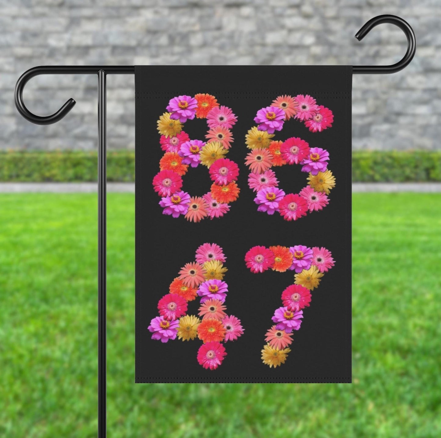 Spring 8647 Subtle Anti Trump House Garden Flag, Anti MAGA Fascism, Liberal Leftist Activist Social Justice Human Rights Feminist Yard Decor