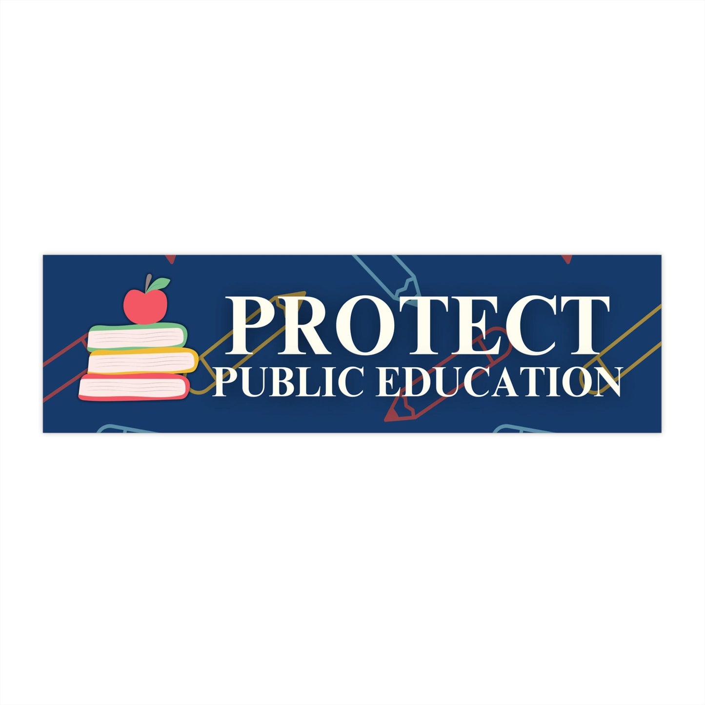 Protect Public Education Car Magnet or Bumper Sticker, Teacher Gifts, Support Public School, Teachers Appreciation Gift, Protest Resistance