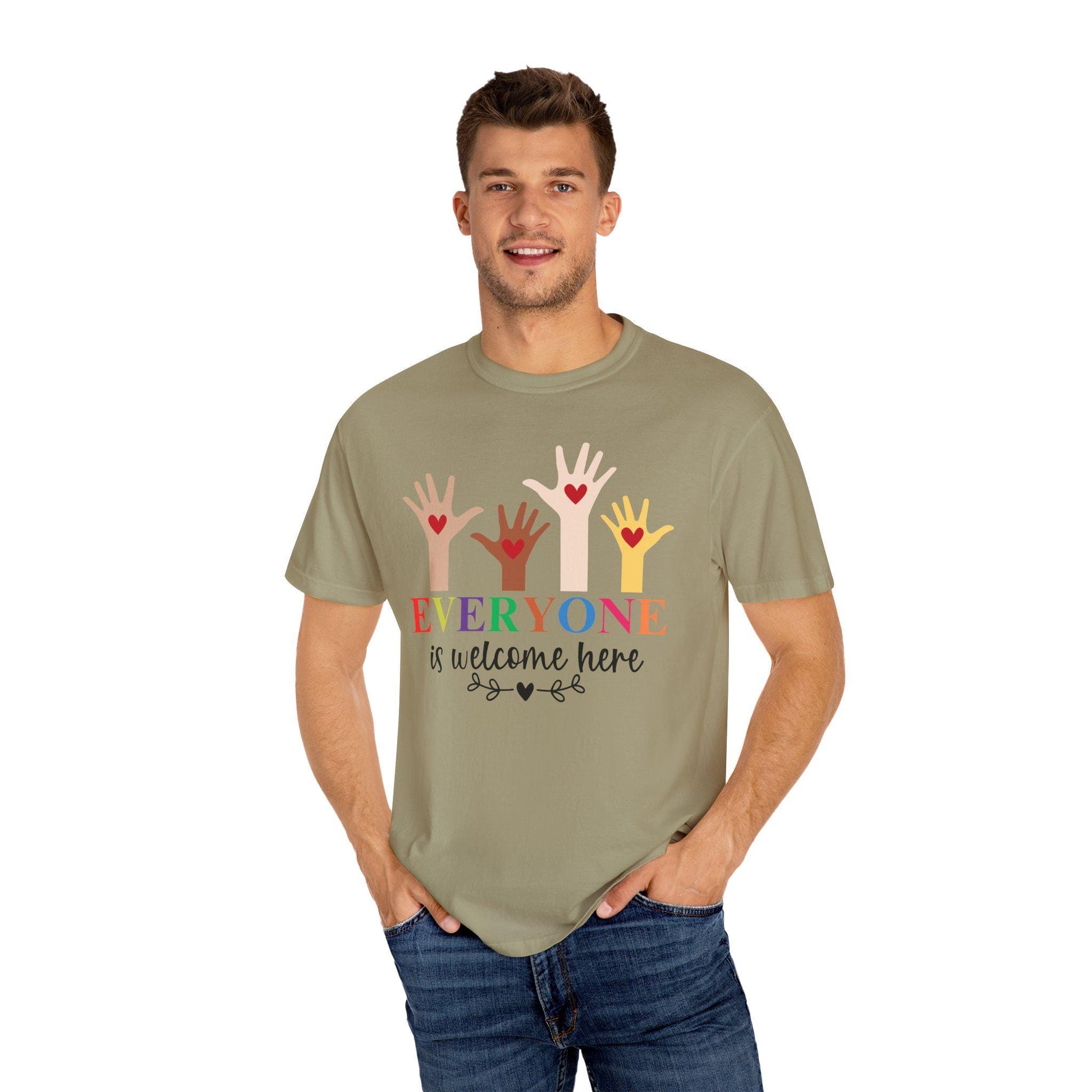 Idaho Teacher Shirt Everyone Is Welcome Here Shirt, Inclusion and Equality T shirt, Protest and Resist Tee, Activism Inclusive LGBTQ+ Pride