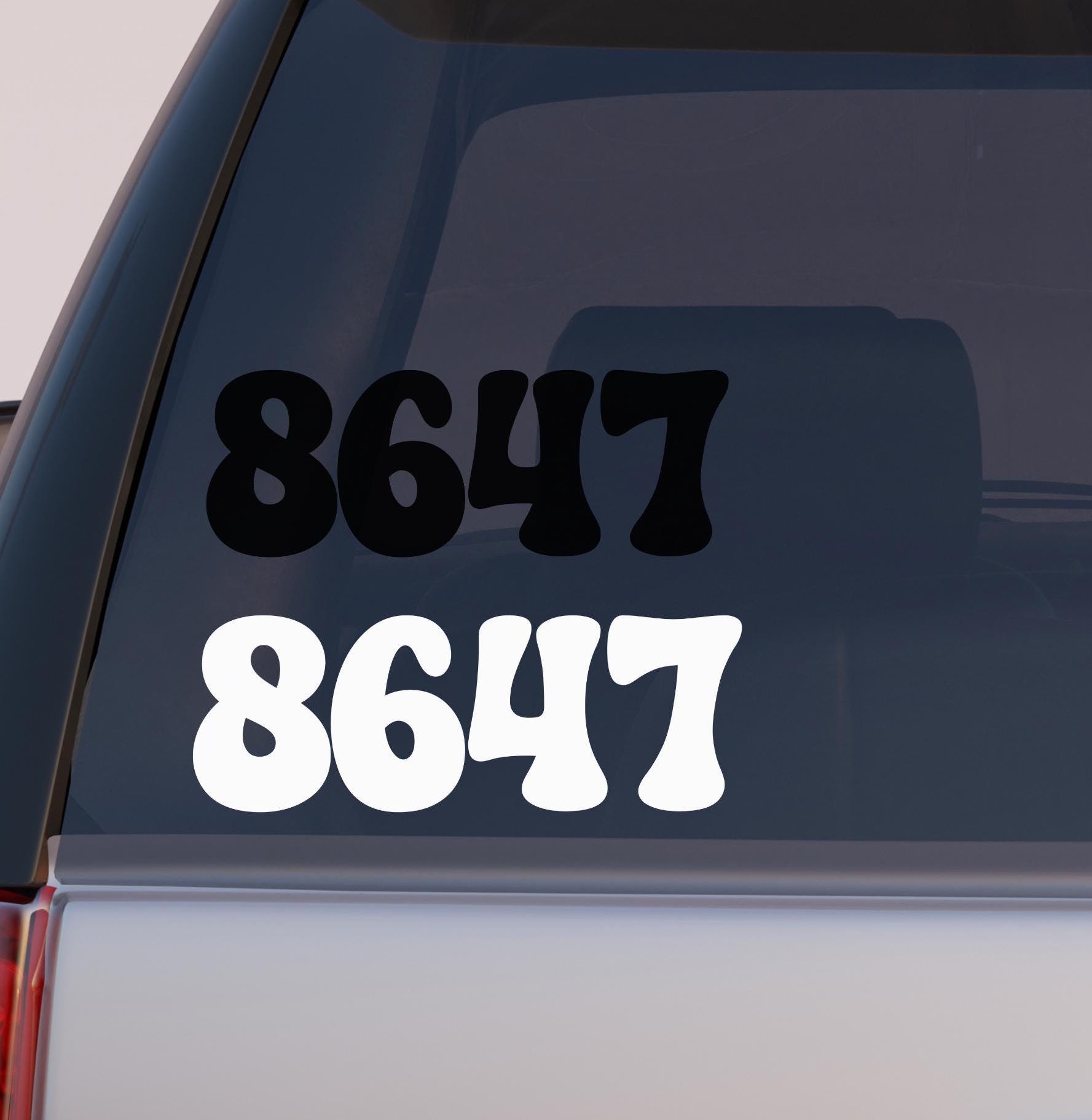Subtle Anti-Trump Vinyl Car Decal FDT, Resist, Fight the Oligarchy, Impeach Trump, Perfect as an Anti-MAGA or Anti-Trump, Laptop Sticker