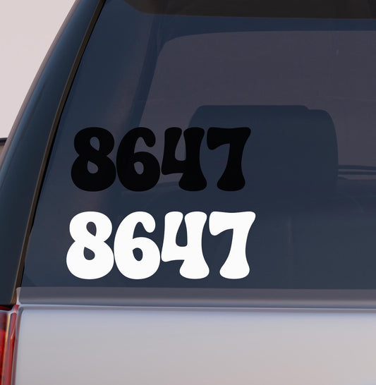 Subtle Anti-Trump Vinyl Car Decal FDT, Resist, Fight the Oligarchy, Impeach Trump, Perfect as an Anti-MAGA or Anti-Trump, Laptop Sticker