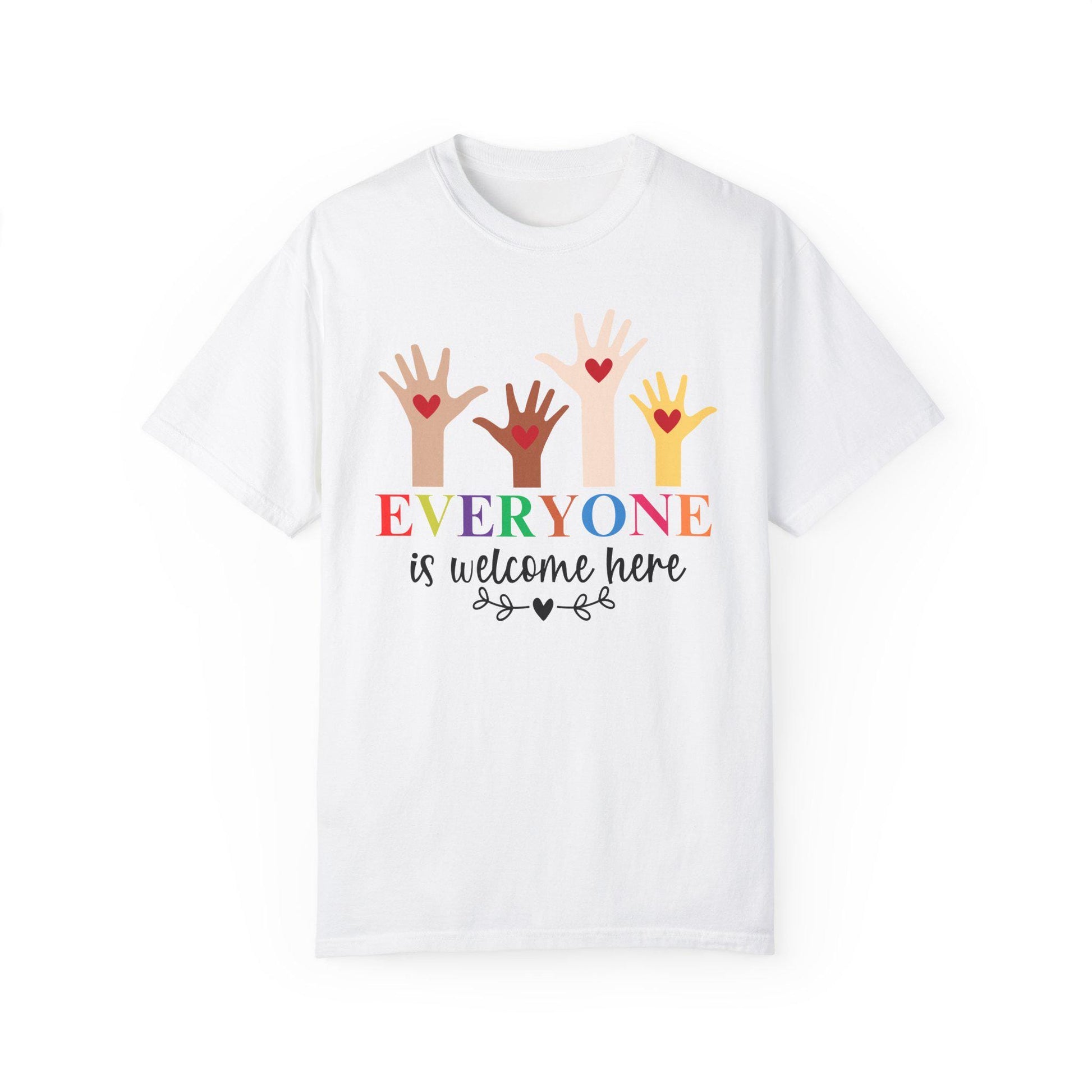 Idaho Teacher Shirt Everyone Is Welcome Here Shirt, Inclusion and Equality T shirt, Protest and Resist Tee, Activism Inclusive LGBTQ+ Pride