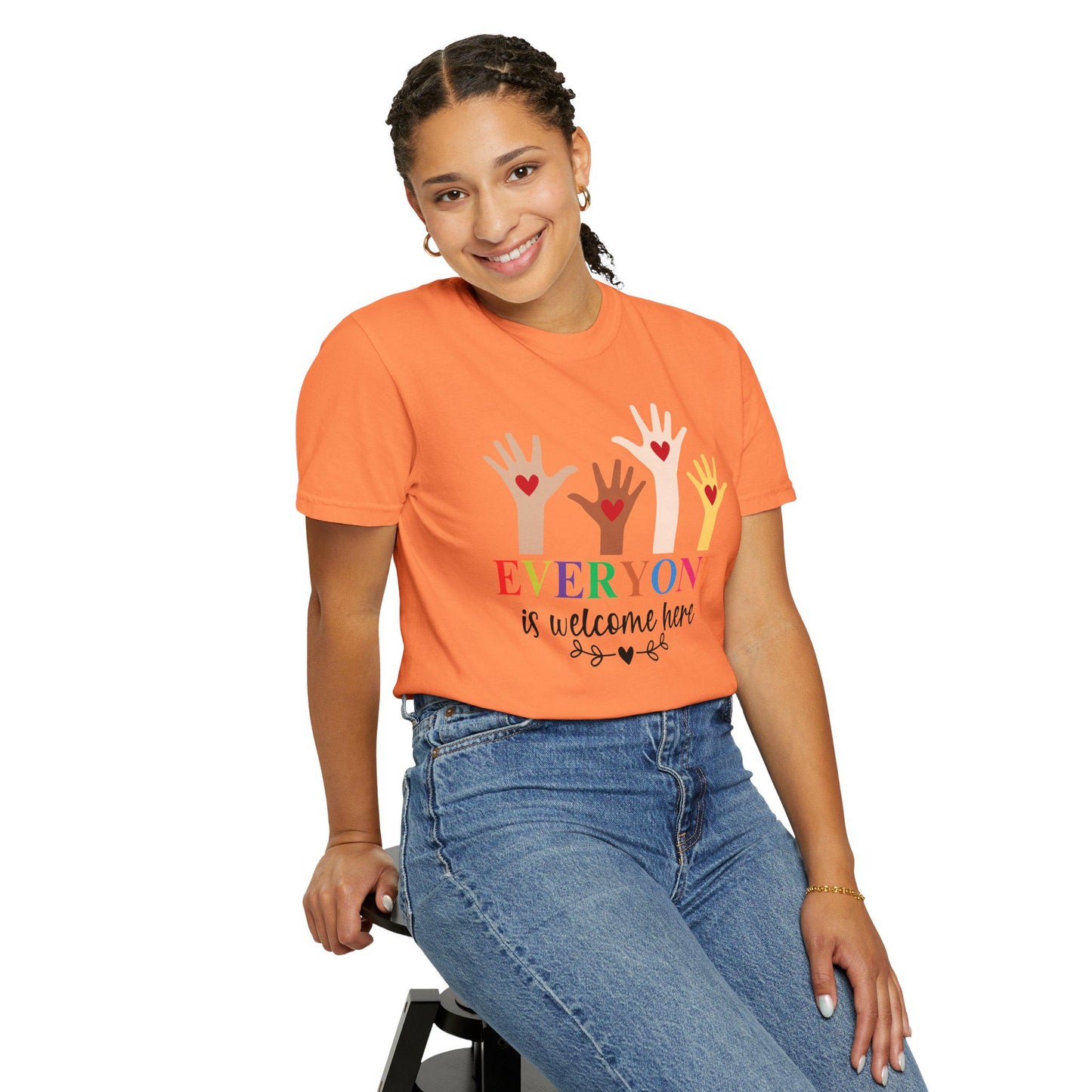 Idaho Teacher Shirt Everyone Is Welcome Here Shirt, Inclusion and Equality T shirt, Protest and Resist Tee, Activism Inclusive LGBTQ+ Pride