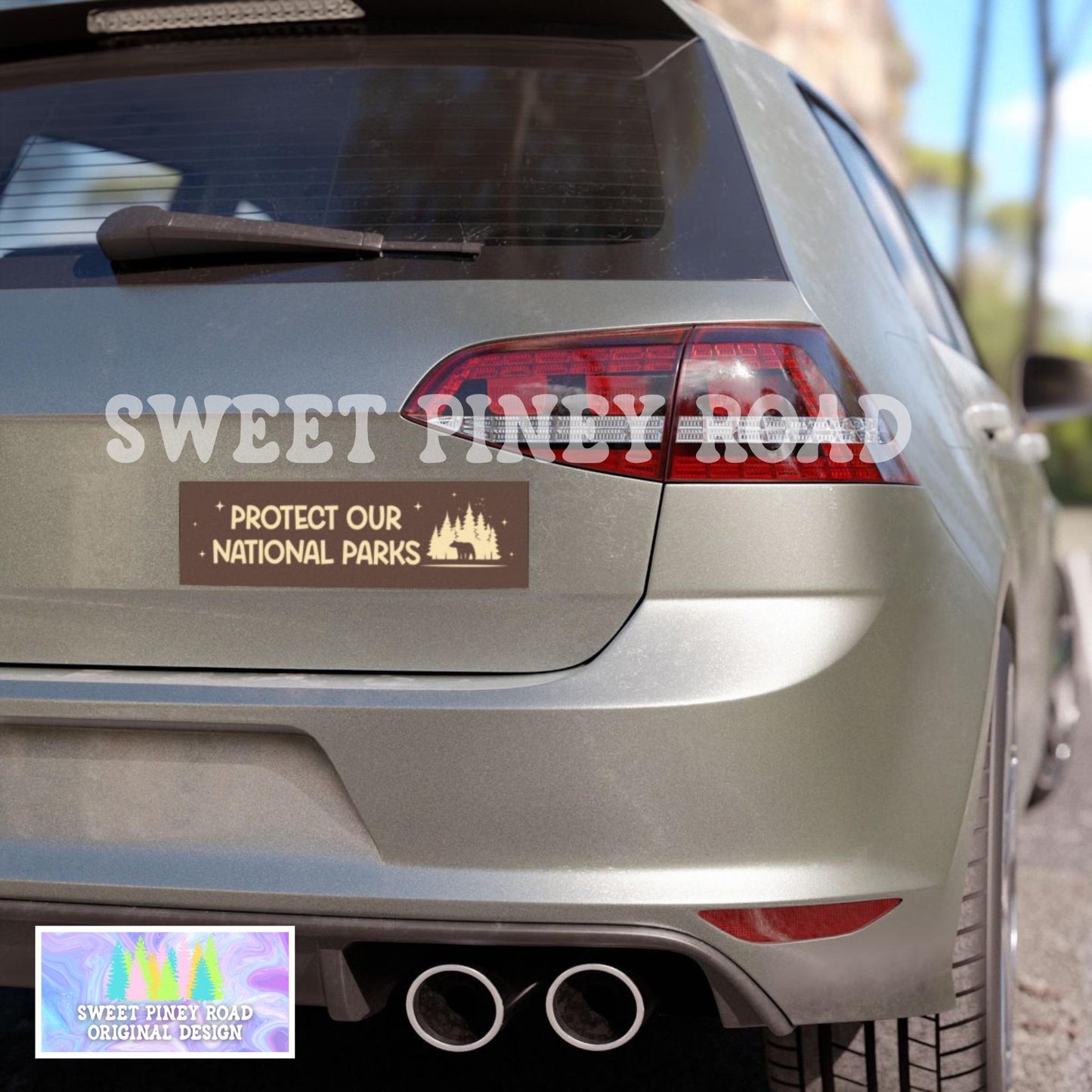 Protect Our National Parks Car Magnet/Bumper Sticker, Protect National Parks Decal, Public Lands Protest, Cute Gift For Hikers and Campers