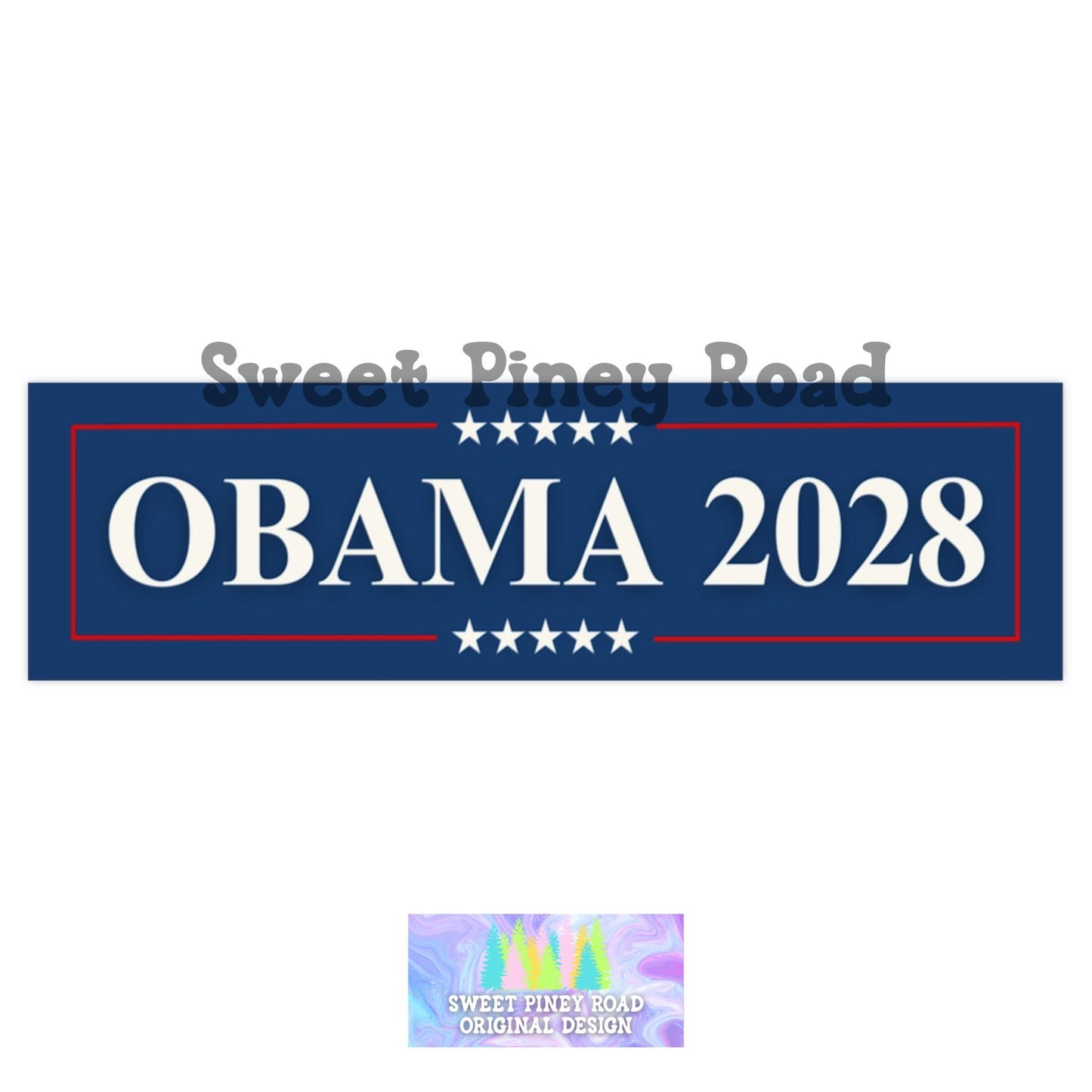 Obama 2028 Car Magnet, Anti Trump Bumper Sticker, Progressive Democrat Decal, Resist Foxtrot Delta Tango, Political Are We Great Yet Protest