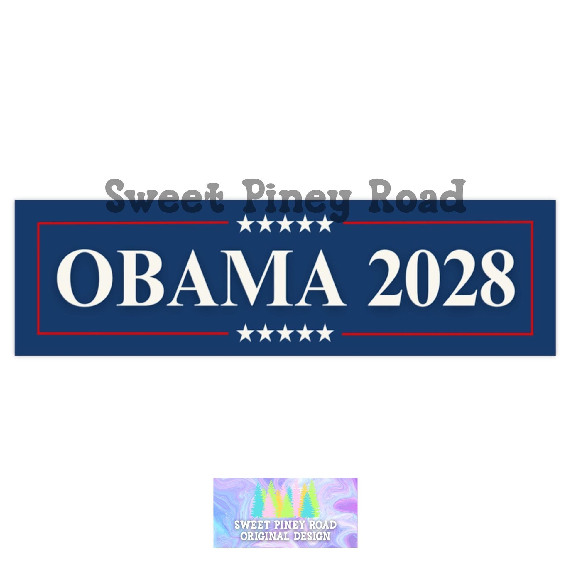 Obama 2028 Car Magnet, Anti Trump Bumper Sticker, Progressive Democrat Decal, Resist Foxtrot Delta Tango, Political Are We Great Yet Protest