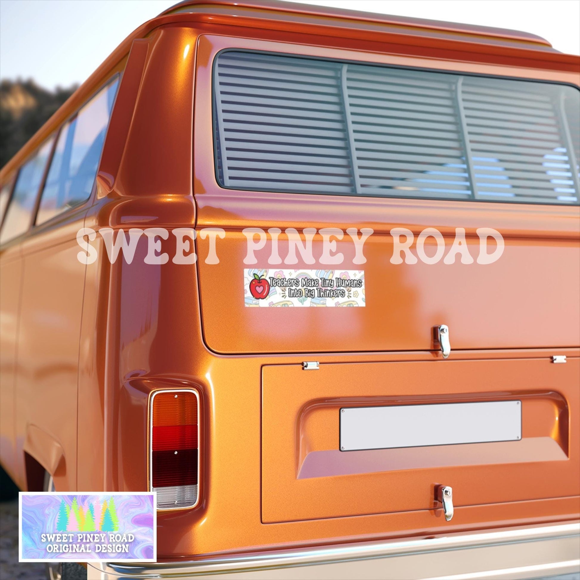 Teaching Appreciation Gift, Cute Car Magnet/Bumper Sticker, Student Parent Gift for School Tutor, Last Day of School Decal Thank You Teacher