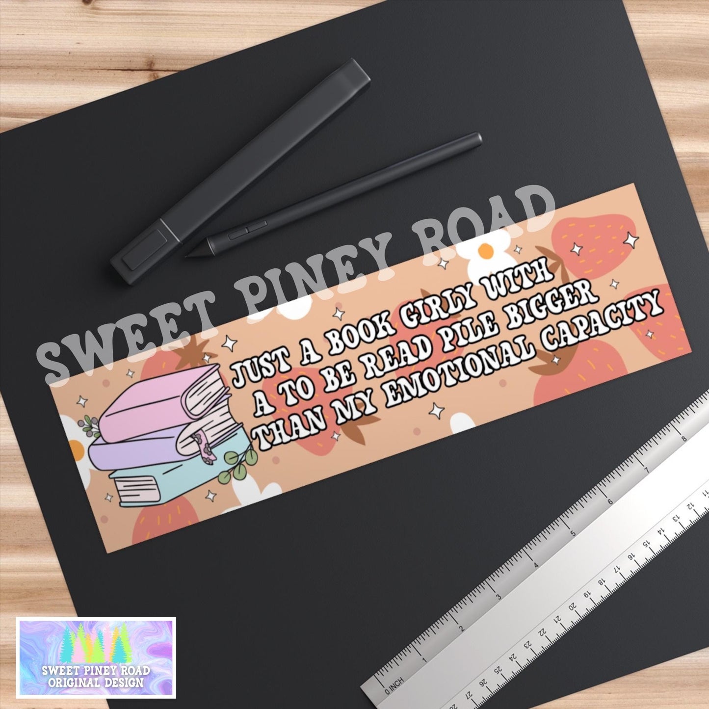 Bookish Girly Car Magnet, Bumper Sticker Gift For Her, Reader Humor, Book Lover Gifts, Bookstagram Book Club, Readers Smut Romance Cute Idea