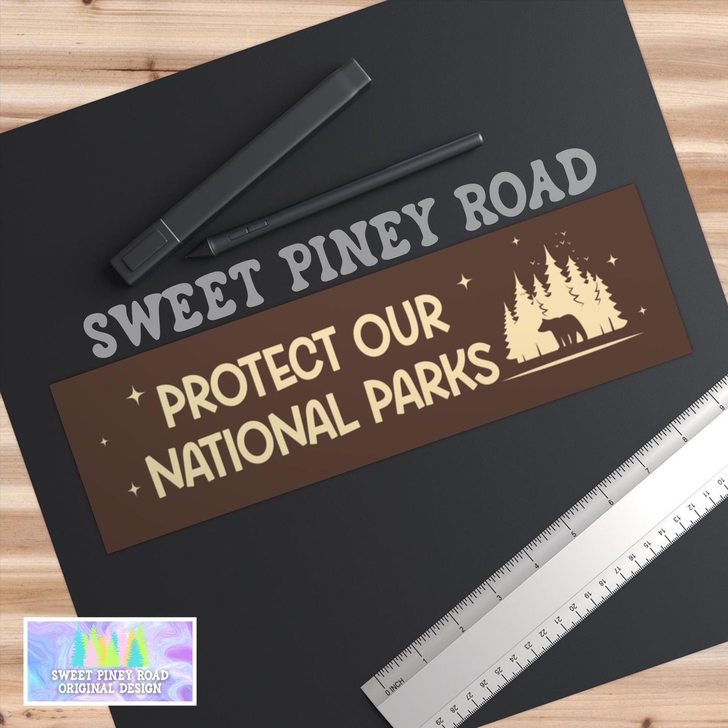 Protect Our National Parks Car Magnet/Bumper Sticker, Protect National Parks Decal, Public Lands Protest, Cute Gift For Hikers and Campers