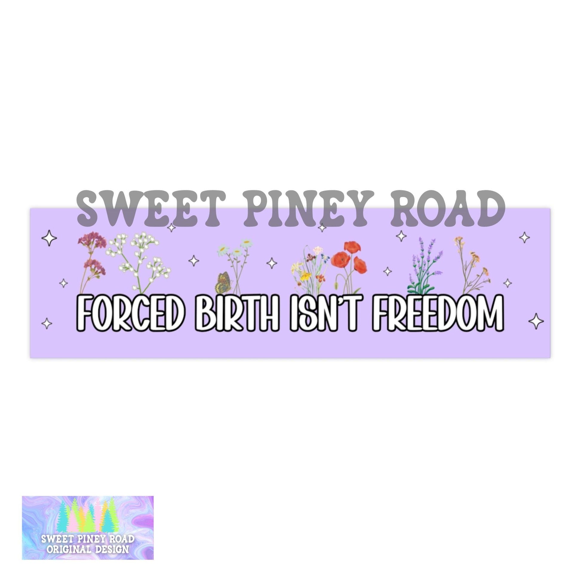 Forced Birth Isn't Freedom Car Magnet, Reproductive Rights Bumper Sticker, Roe Vs. Wade Protest, Womens Rights Activist, Anti Trump Gift Her