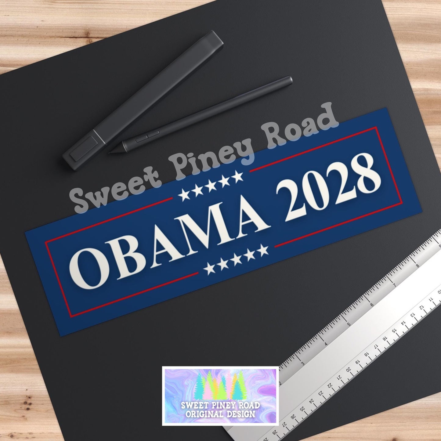 Obama 2028 Car Magnet, Anti Trump Bumper Sticker, Progressive Democrat Decal, Resist Foxtrot Delta Tango, Political Are We Great Yet Protest