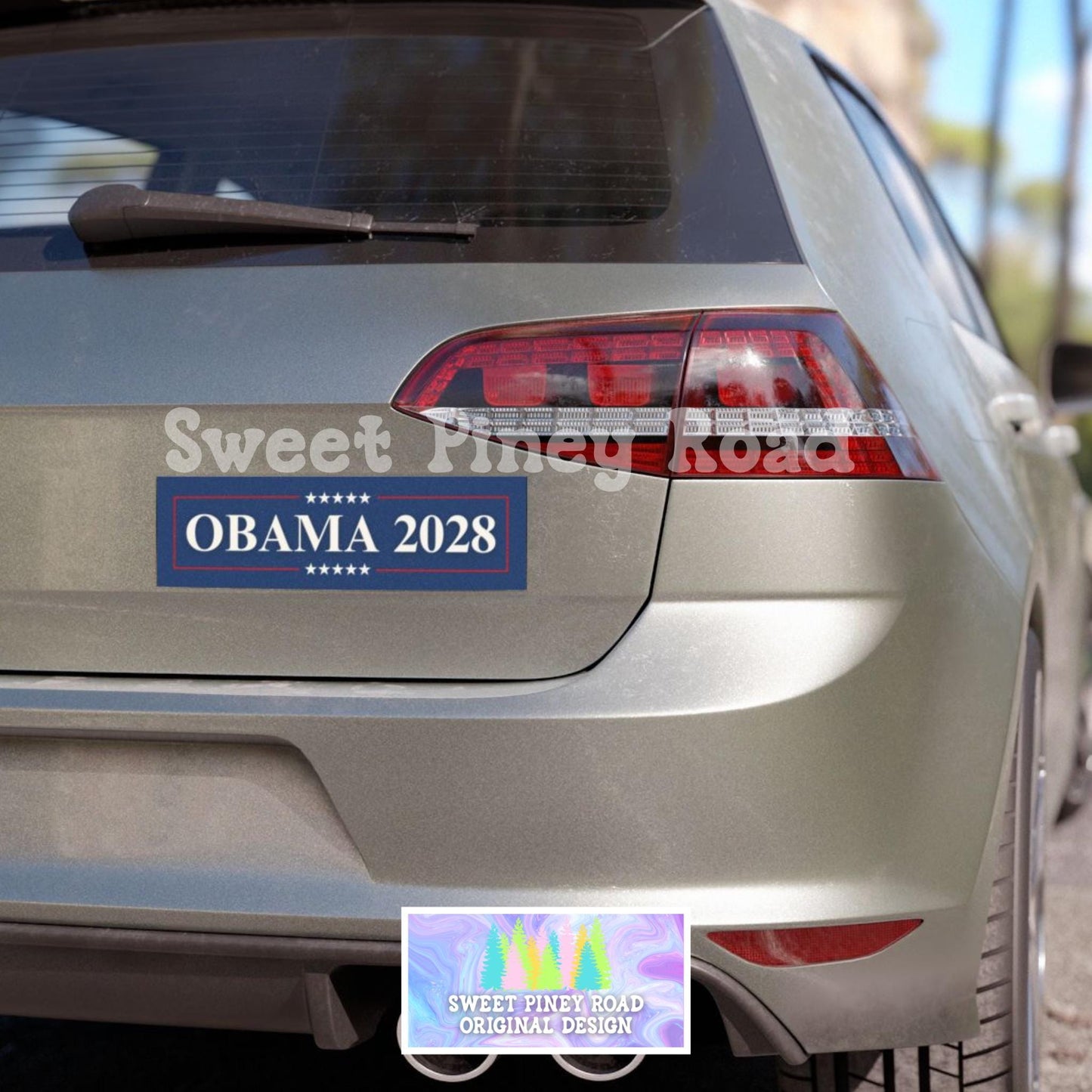 Obama 2028 Car Magnet, Anti Trump Bumper Sticker, Progressive Democrat Decal, Resist Foxtrot Delta Tango, Political Are We Great Yet Protest