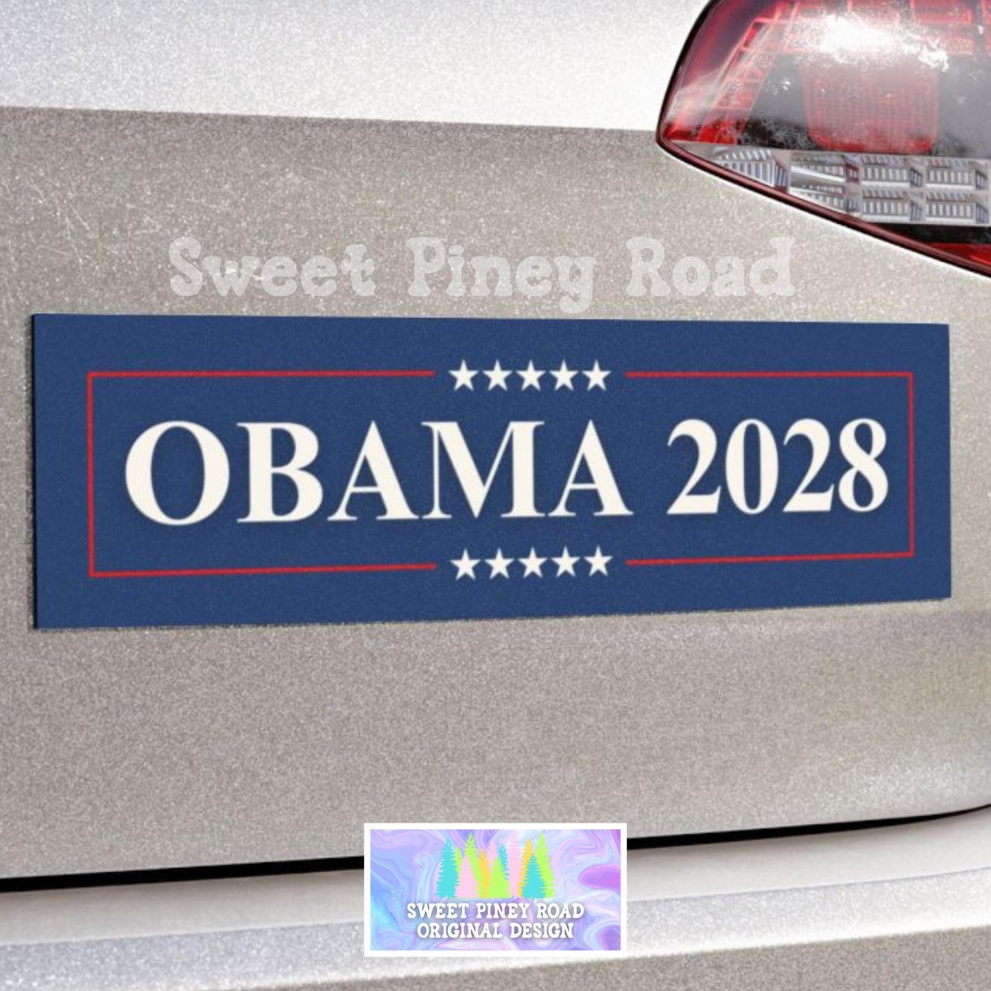 Obama 2028 Car Magnet, Anti Trump Bumper Sticker, Progressive Democrat Decal, Resist Foxtrot Delta Tango, Political Are We Great Yet Protest