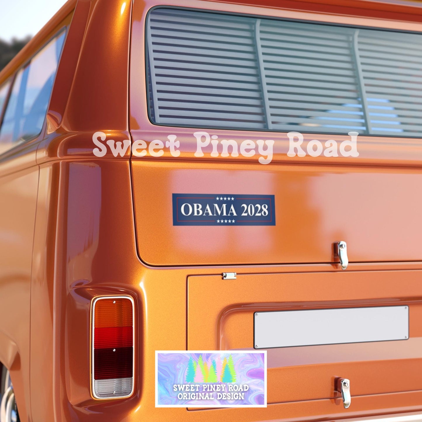 Obama 2028 Car Magnet, Anti Trump Bumper Sticker, Progressive Democrat Decal, Resist Foxtrot Delta Tango, Political Are We Great Yet Protest