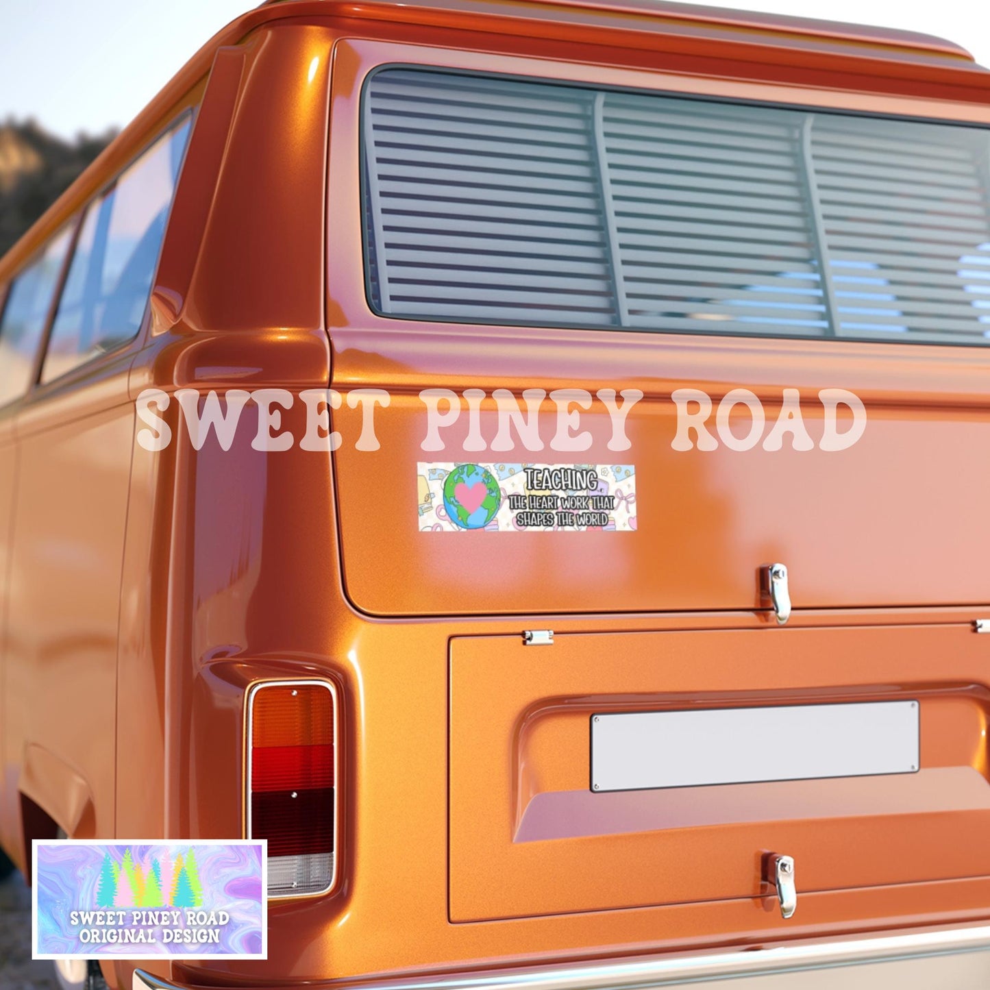 Teaching Appreciation Gift, Cute Car Magnet/Bumper Sticker, Student Parent Gift for School Tutor, Last Day of School Decal Thank You Teacher