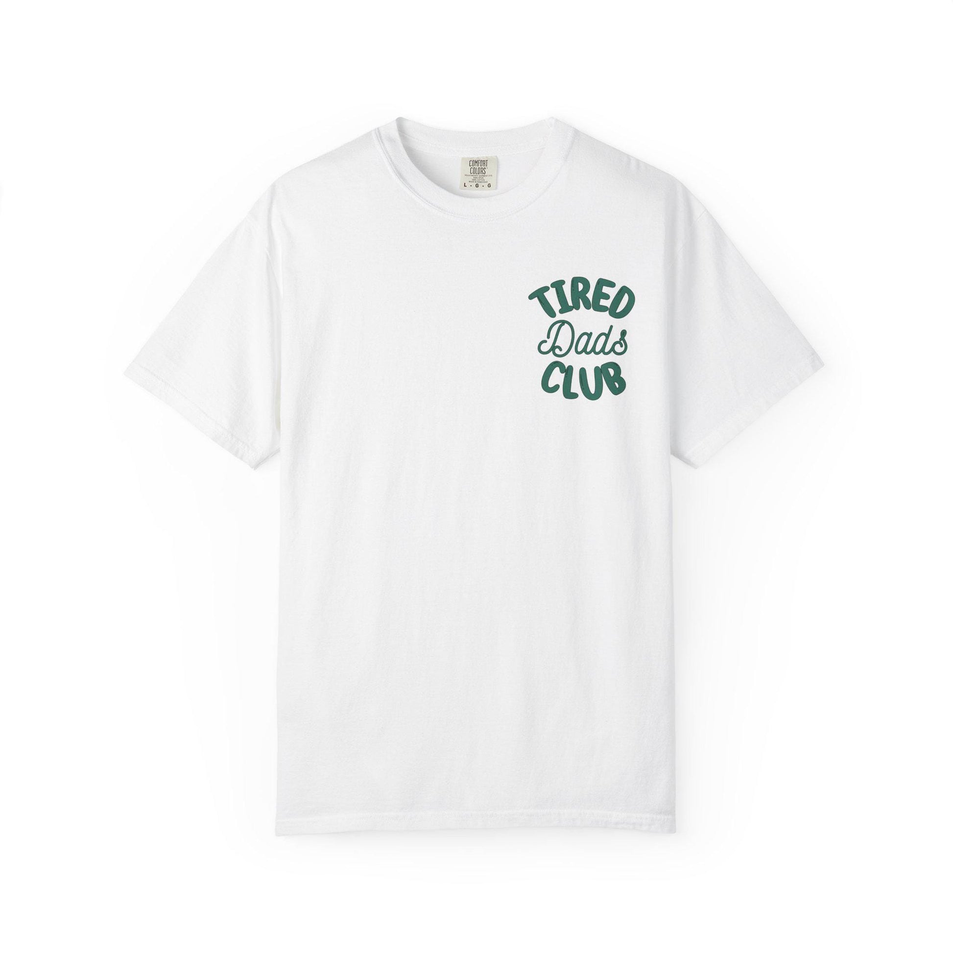 Comfort Colors Tired Dads Club Shirt, Cute I Love Daddy T-Shirt, Play Cars On Dads Back, Mat Road Car Race Track Tee, Father's Day Gift Idea