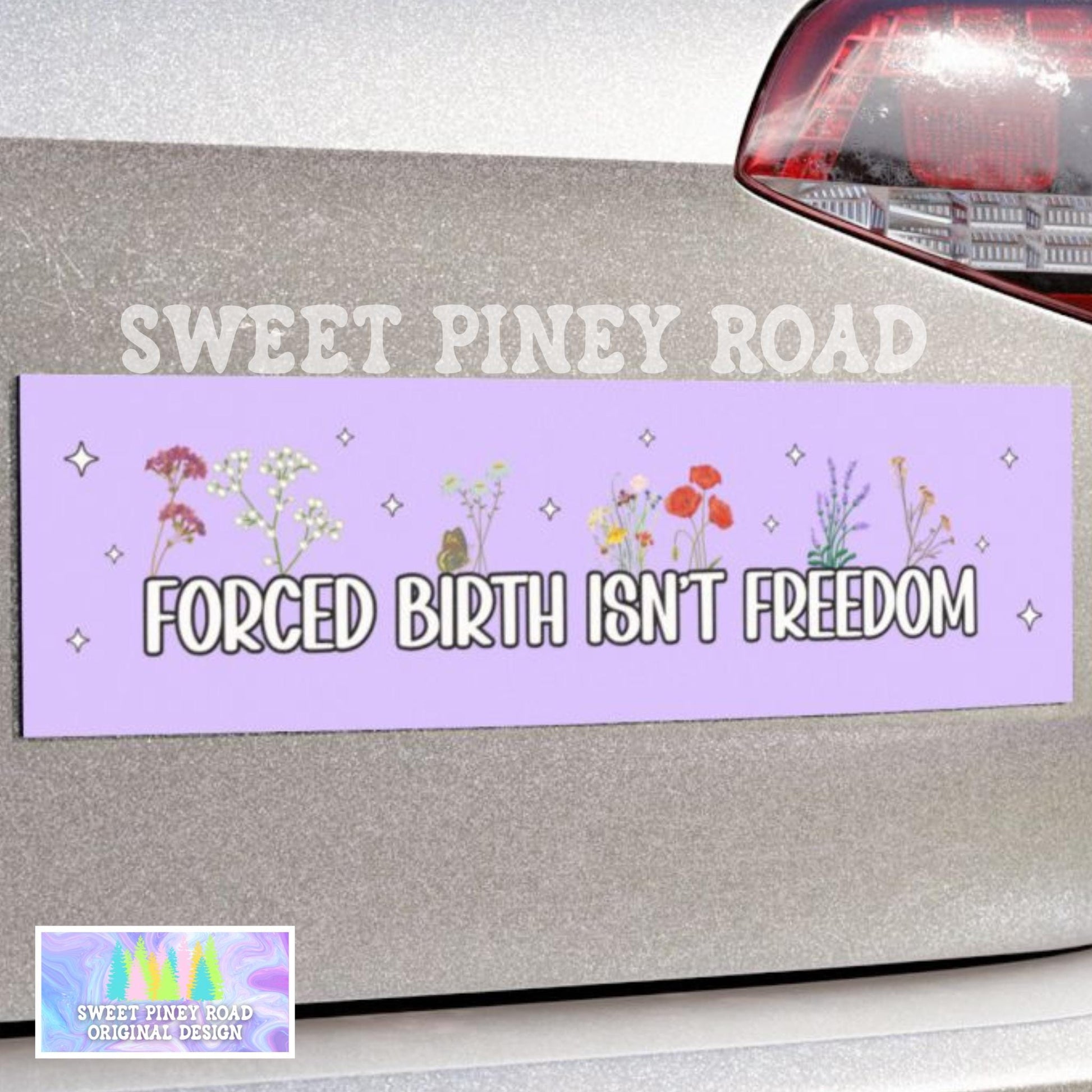 Forced Birth Isn't Freedom Car Magnet, Reproductive Rights Bumper Sticker, Roe Vs. Wade Protest, Womens Rights Activist, Anti Trump Gift Her